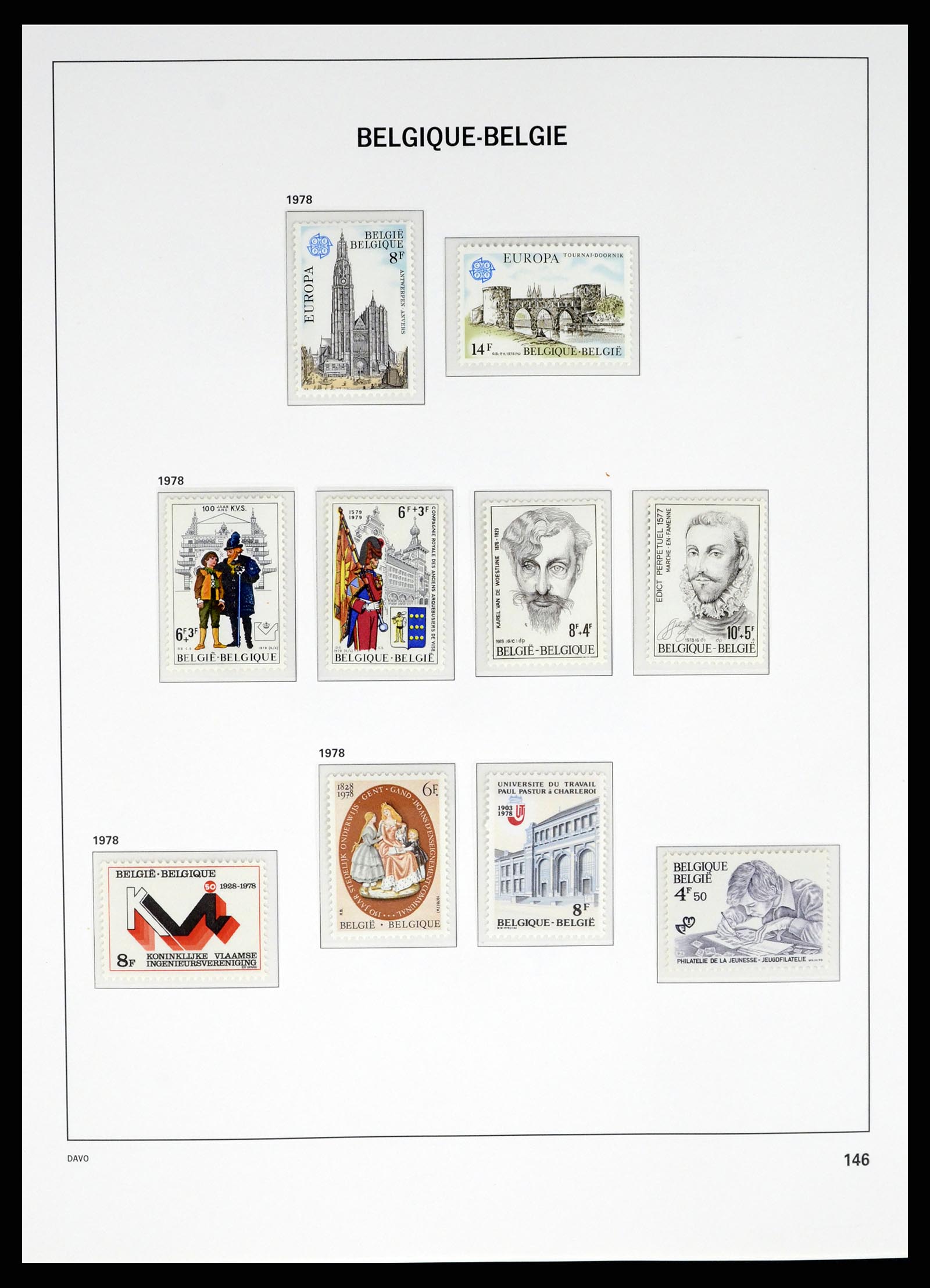 37368 035 - Stamp collection 37368 Belgium 1969-2003.