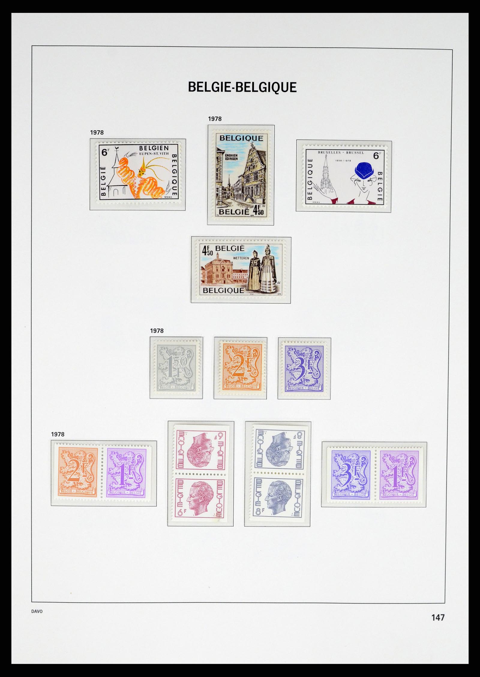 37368 036 - Stamp collection 37368 Belgium 1969-2003.