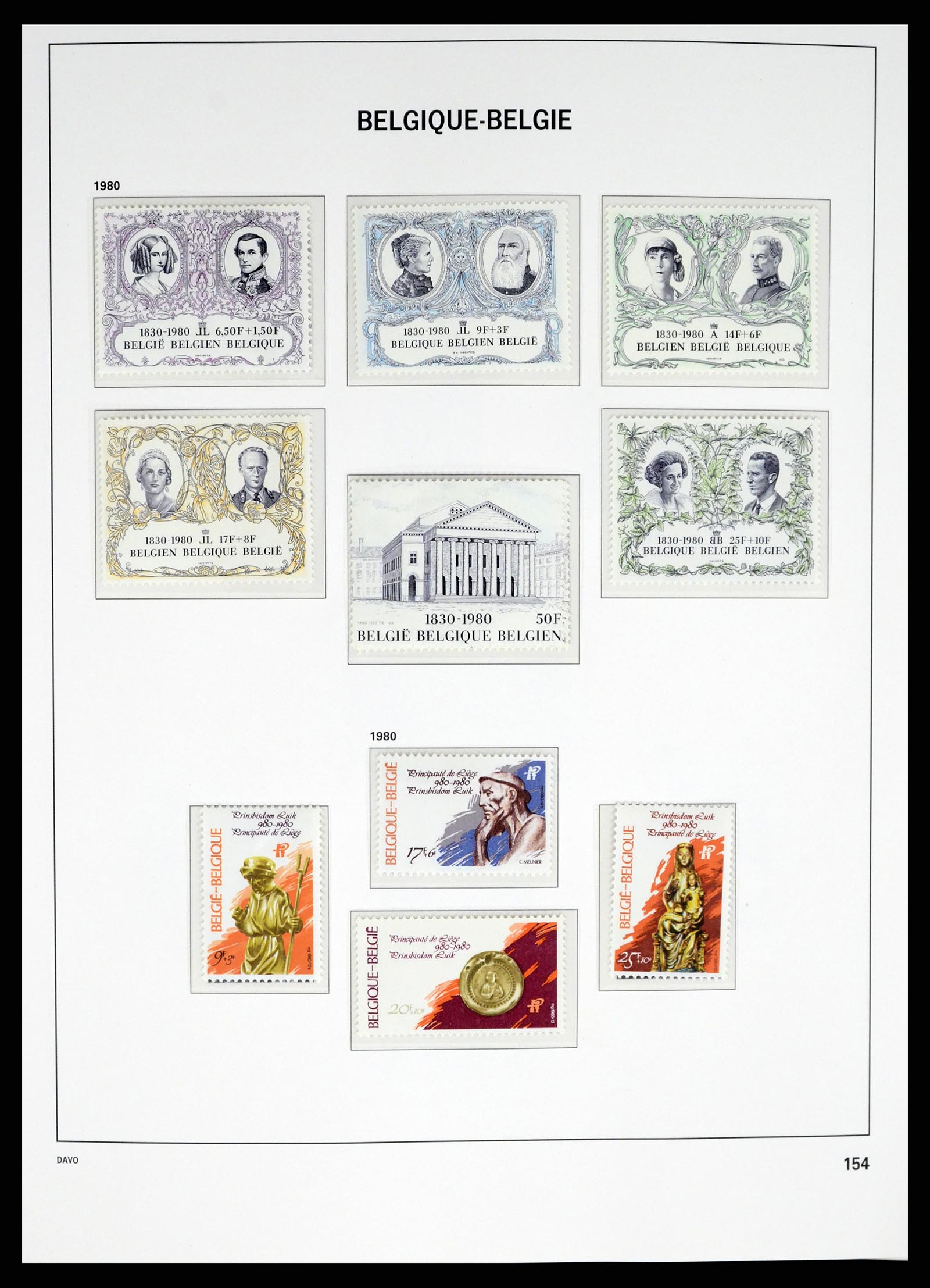 37368 043 - Stamp collection 37368 Belgium 1969-2003.