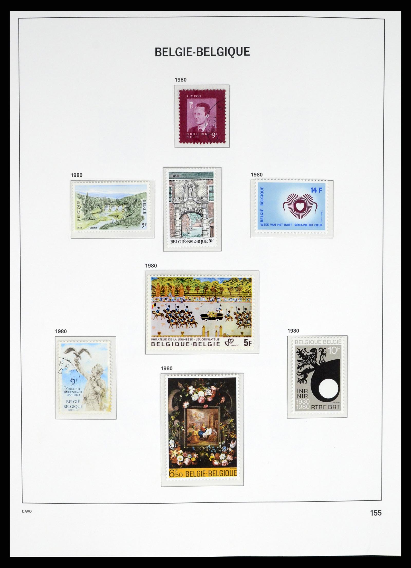 37368 044 - Stamp collection 37368 Belgium 1969-2003.