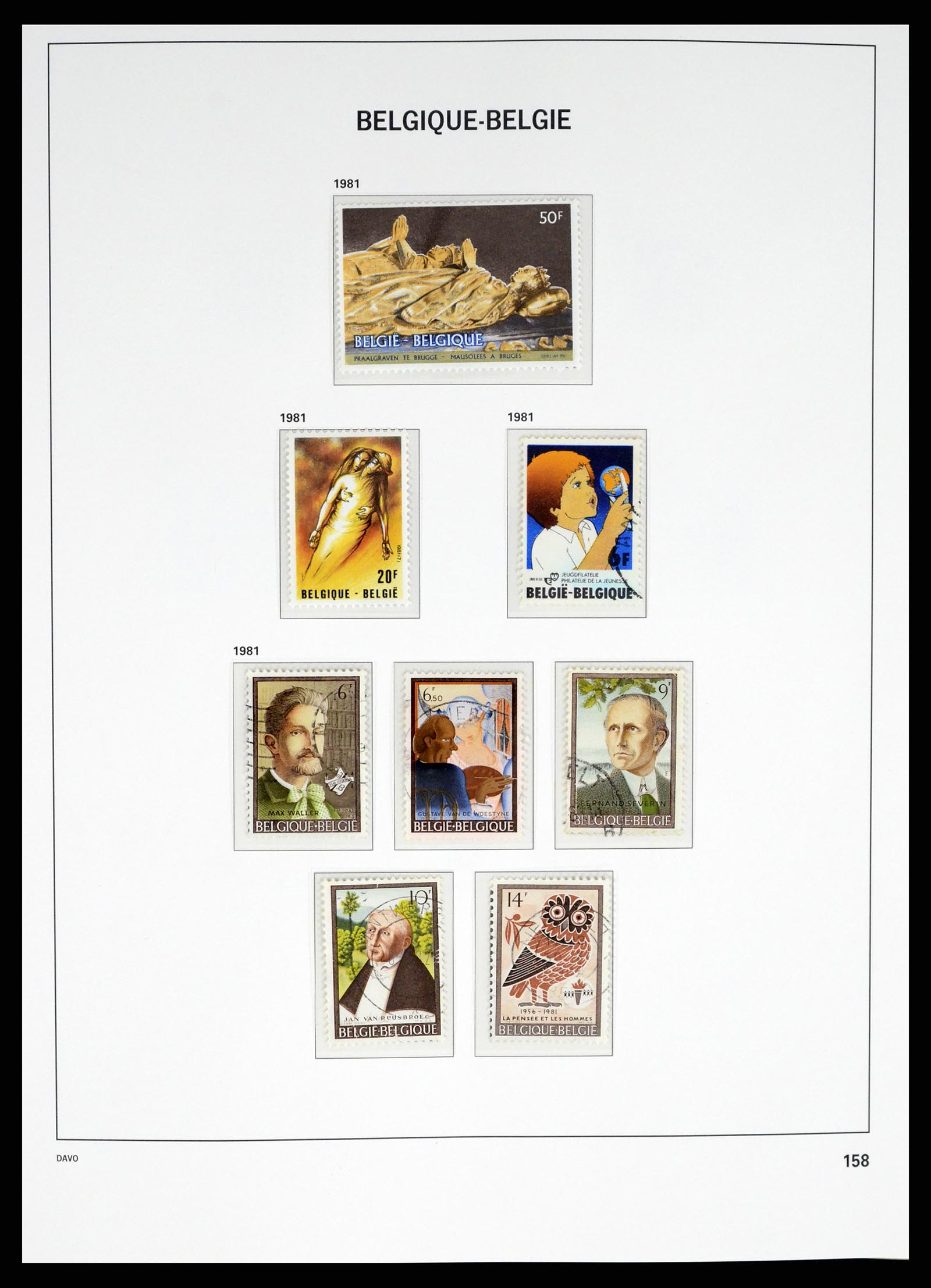 37368 047 - Stamp collection 37368 Belgium 1969-2003.
