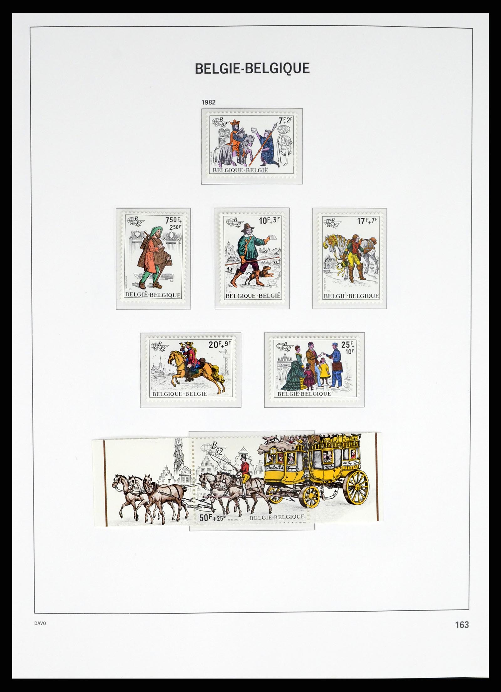 37368 052 - Stamp collection 37368 Belgium 1969-2003.