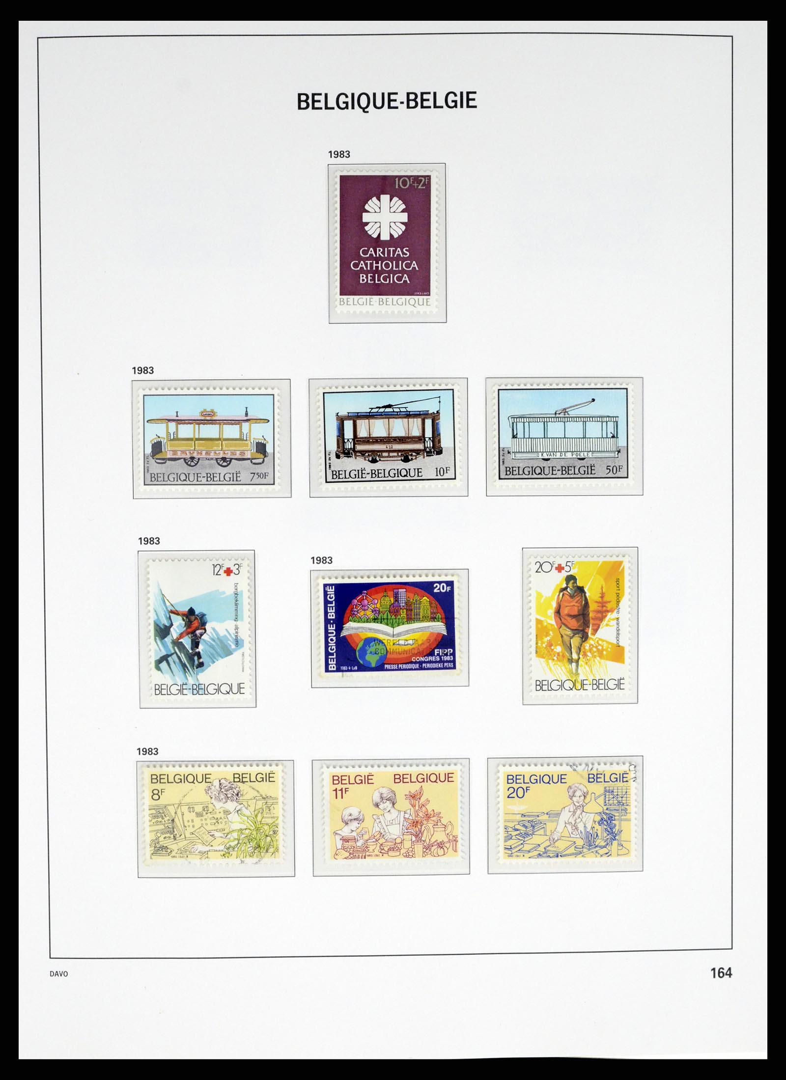 37368 053 - Stamp collection 37368 Belgium 1969-2003.