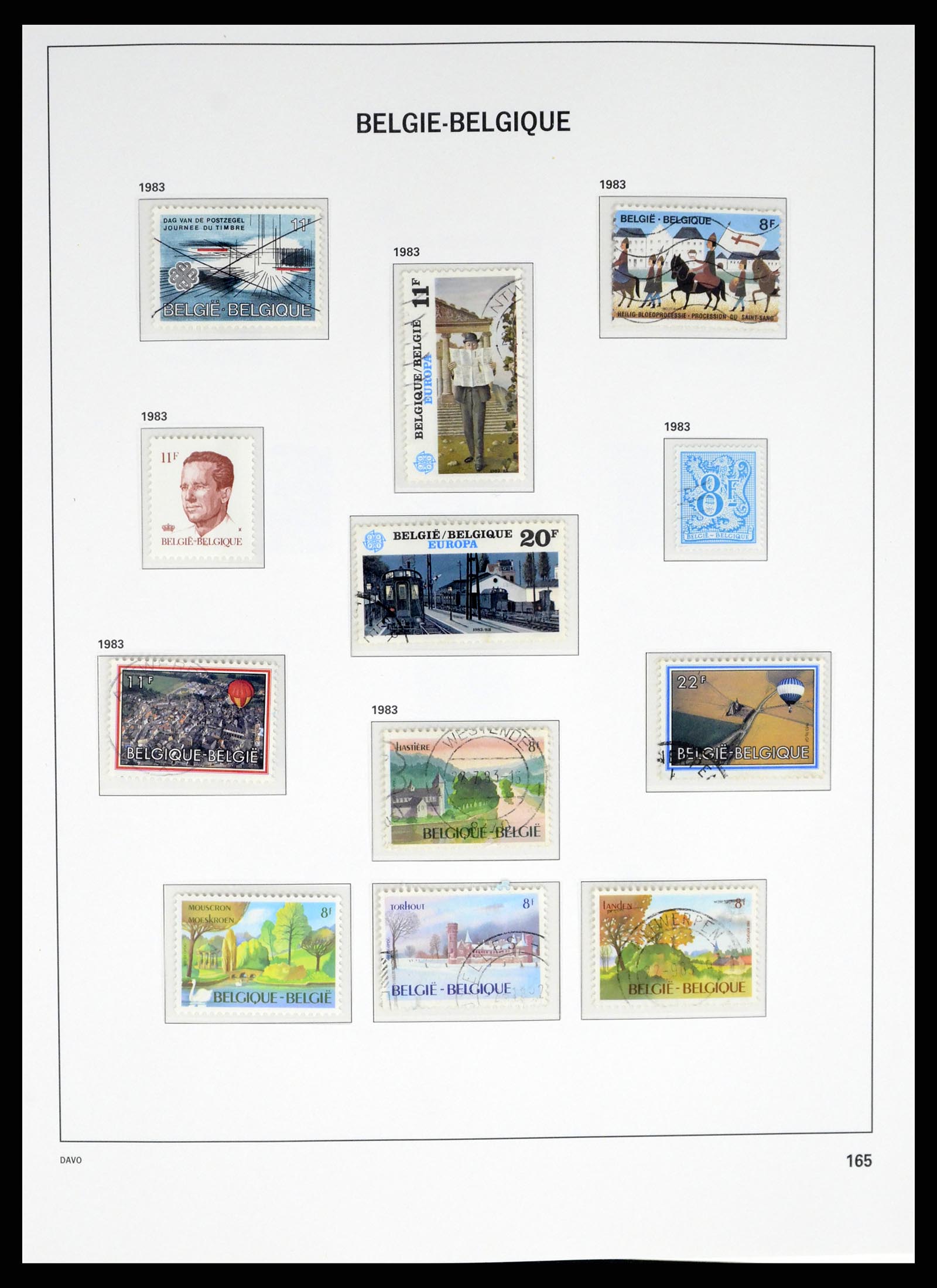37368 054 - Stamp collection 37368 Belgium 1969-2003.