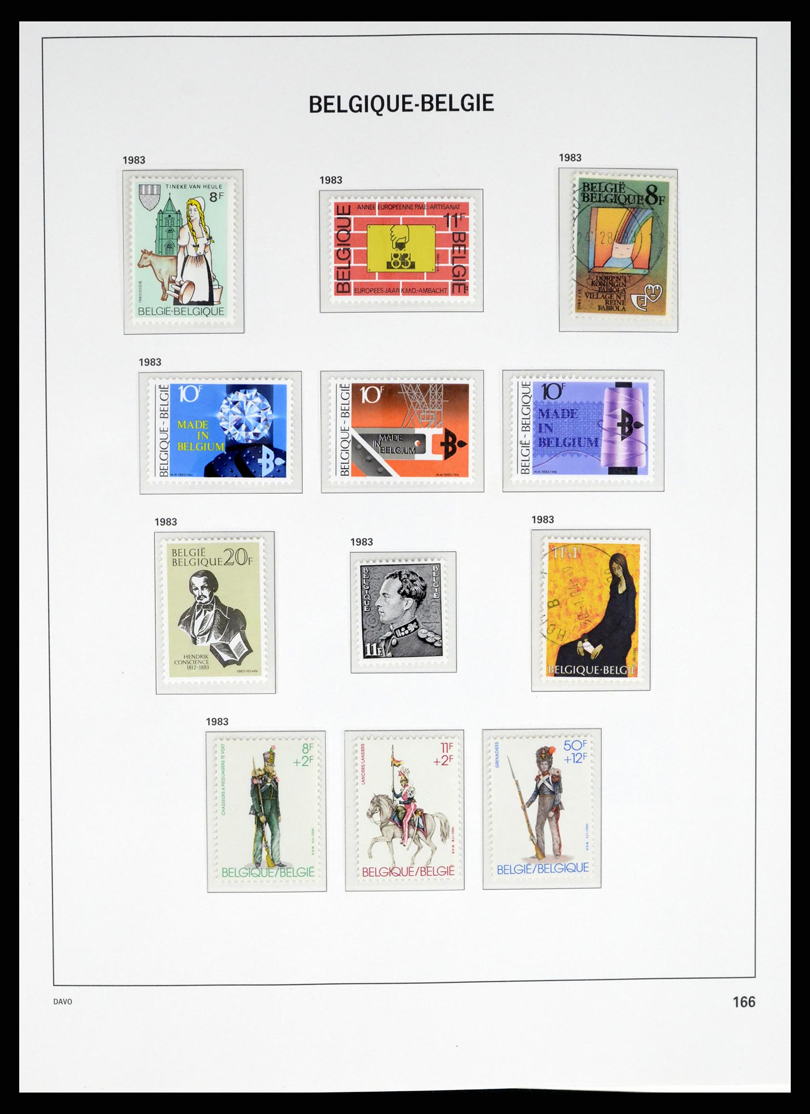 37368 055 - Stamp collection 37368 Belgium 1969-2003.