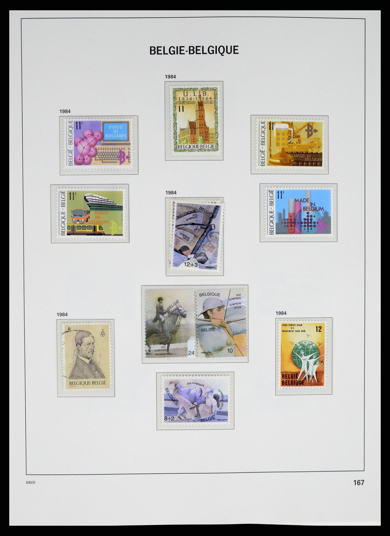 37368 056 - Stamp collection 37368 Belgium 1969-2003.