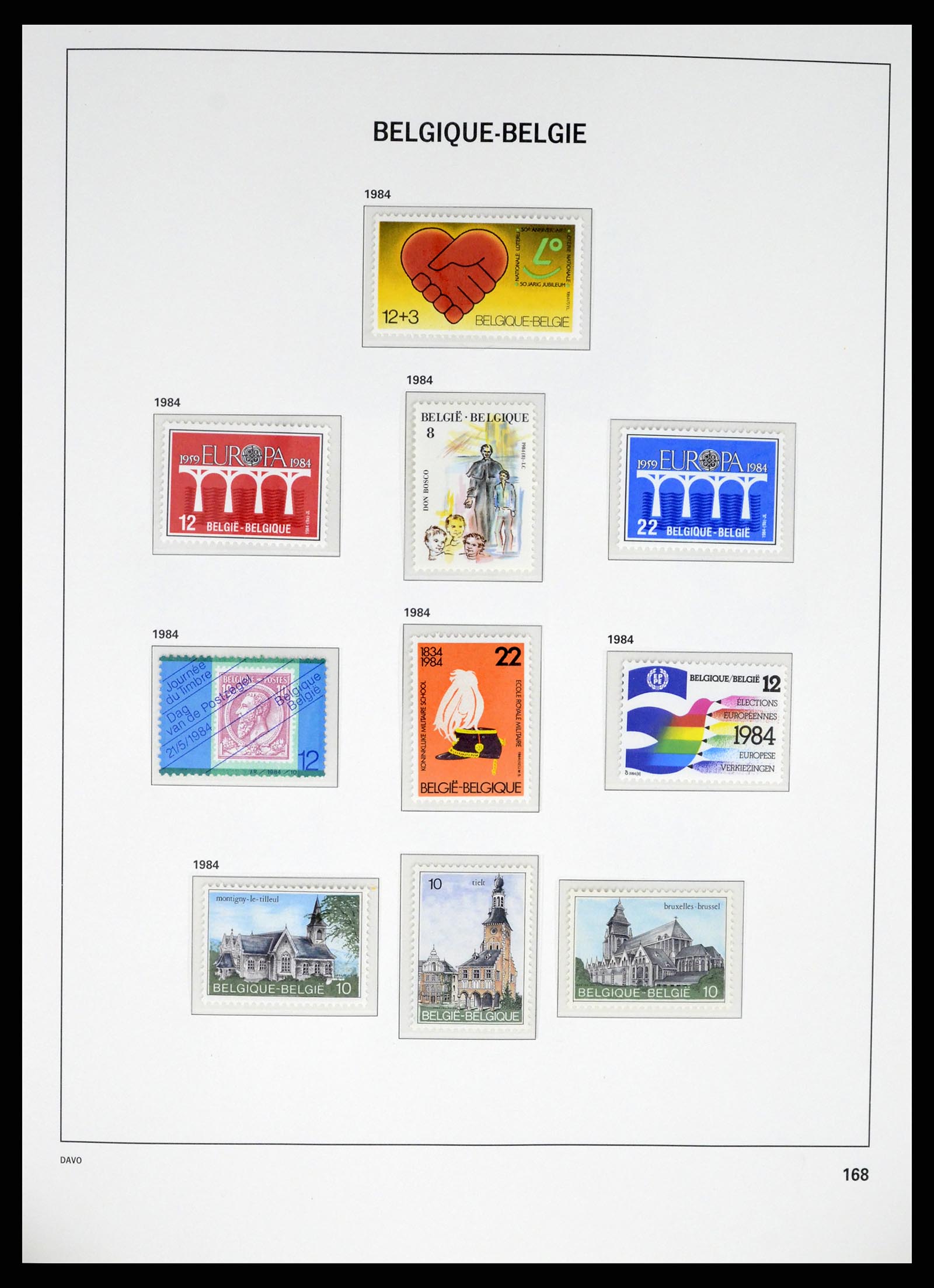 37368 057 - Stamp collection 37368 Belgium 1969-2003.