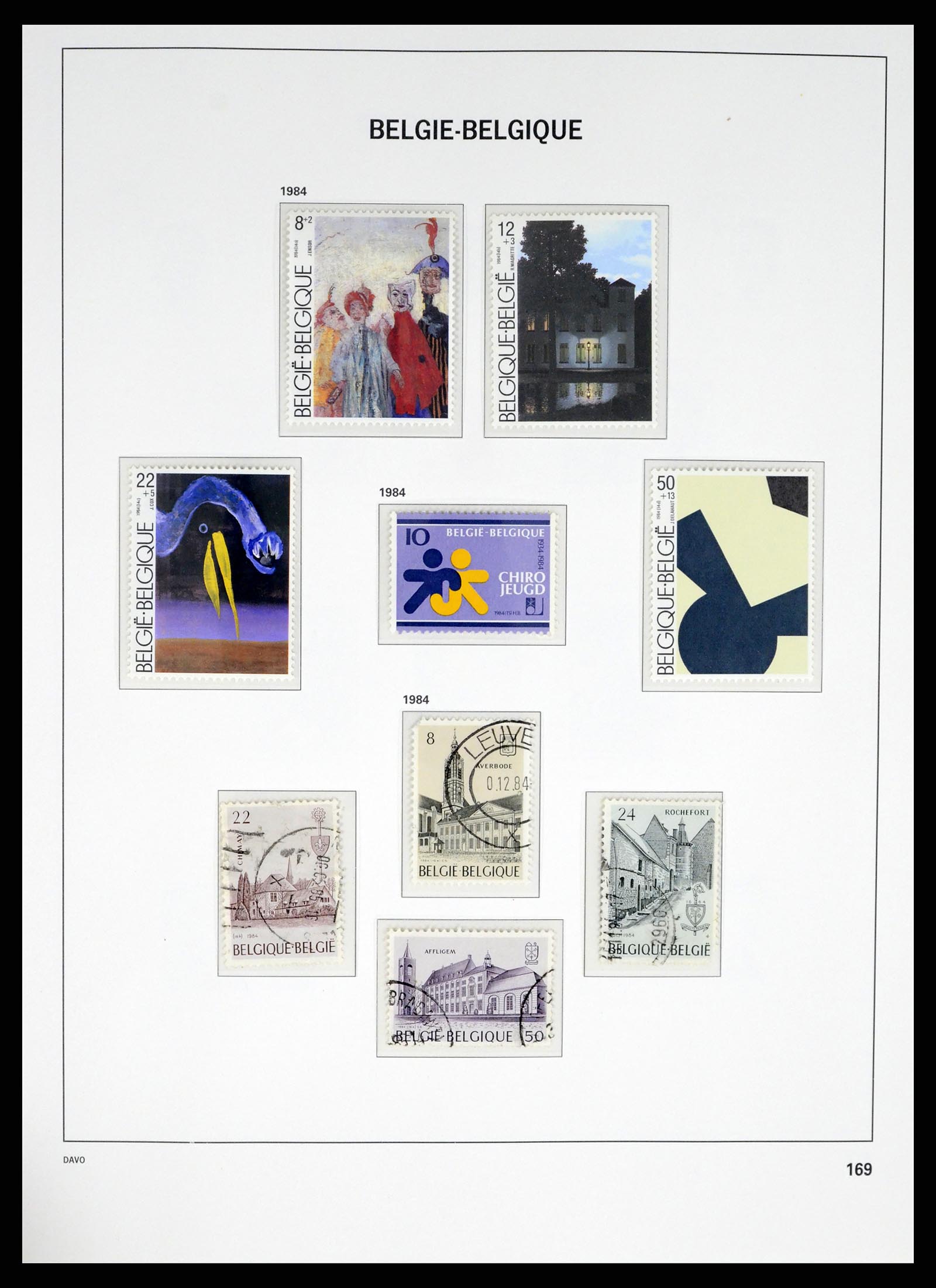 37368 058 - Stamp collection 37368 Belgium 1969-2003.