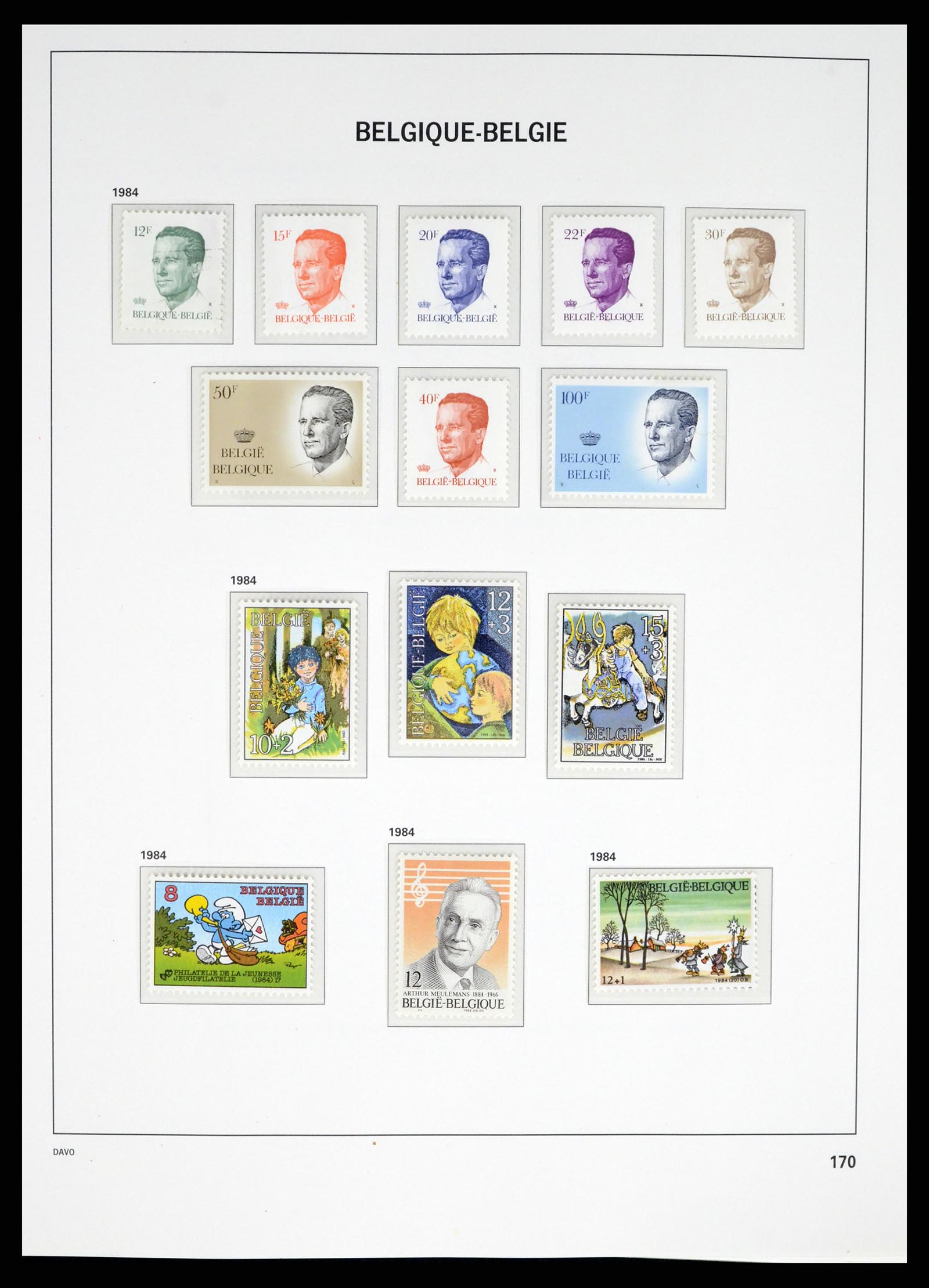 37368 059 - Stamp collection 37368 Belgium 1969-2003.