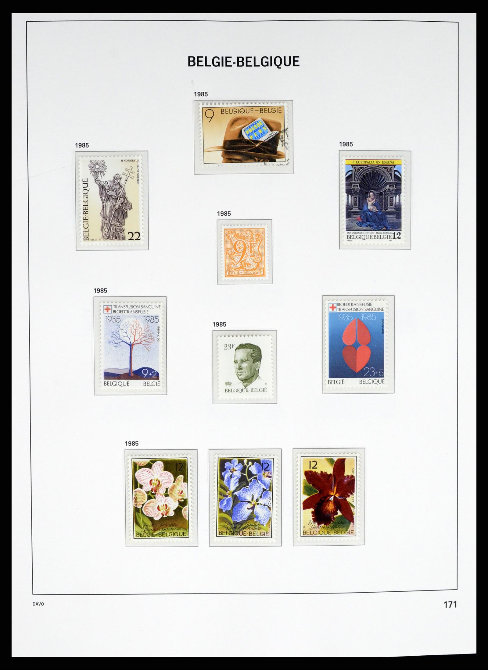 37368 072 - Stamp collection 37368 Belgium 1969-2003.