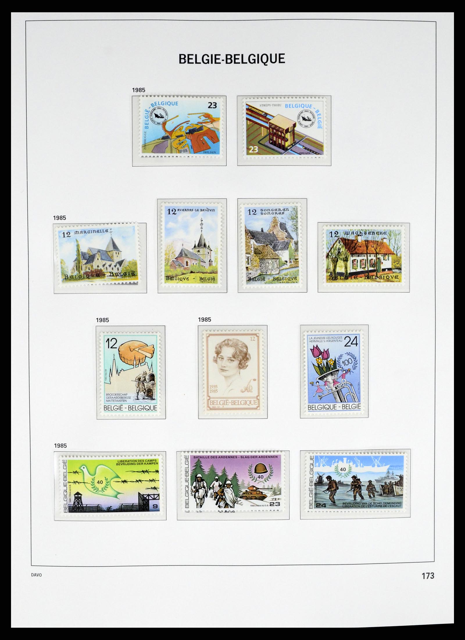 37368 074 - Stamp collection 37368 Belgium 1969-2003.