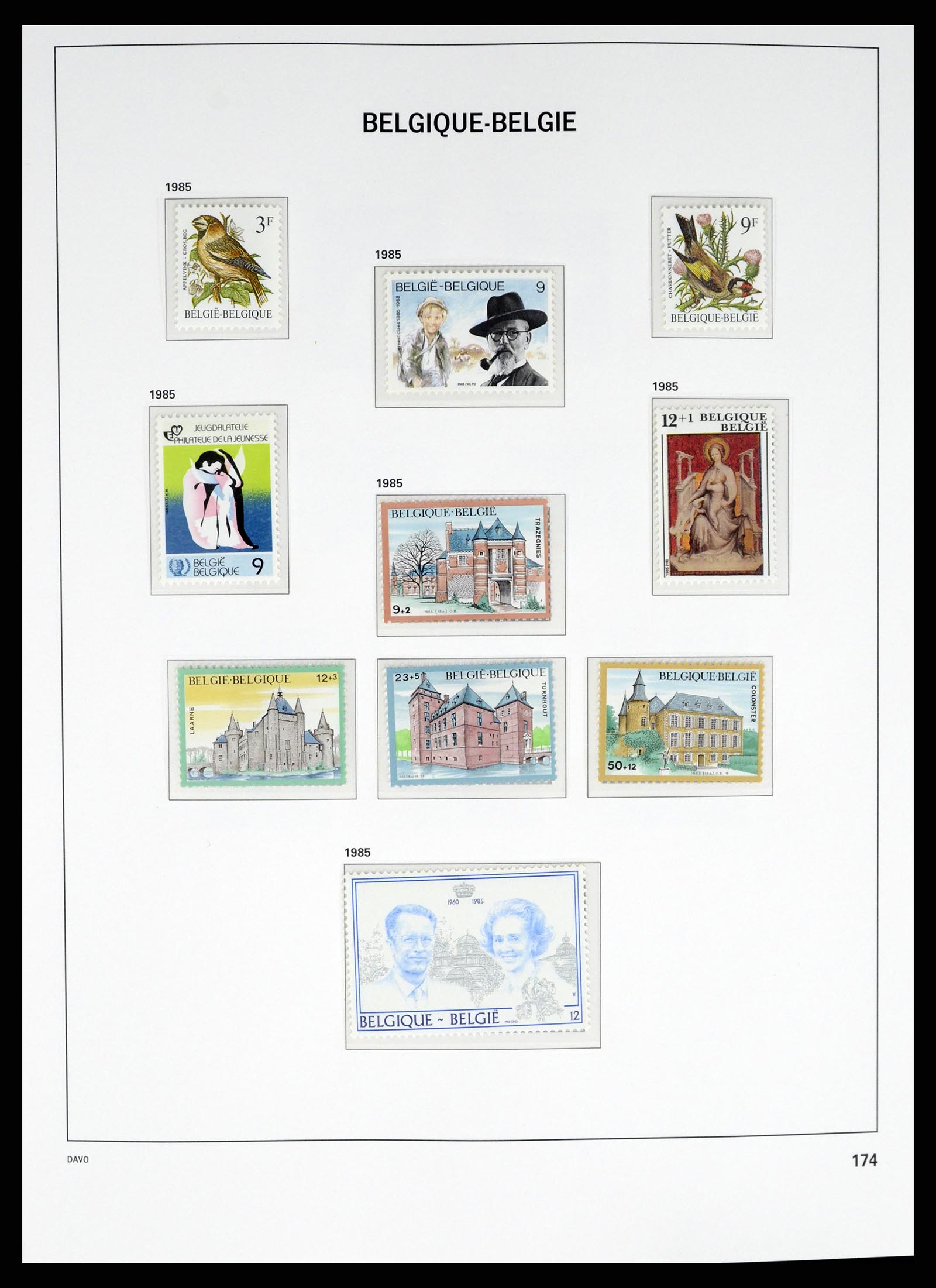 37368 075 - Stamp collection 37368 Belgium 1969-2003.