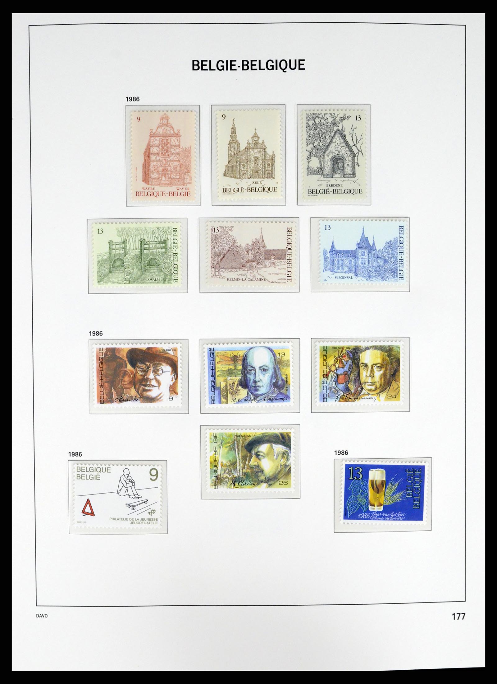 37368 078 - Stamp collection 37368 Belgium 1969-2003.