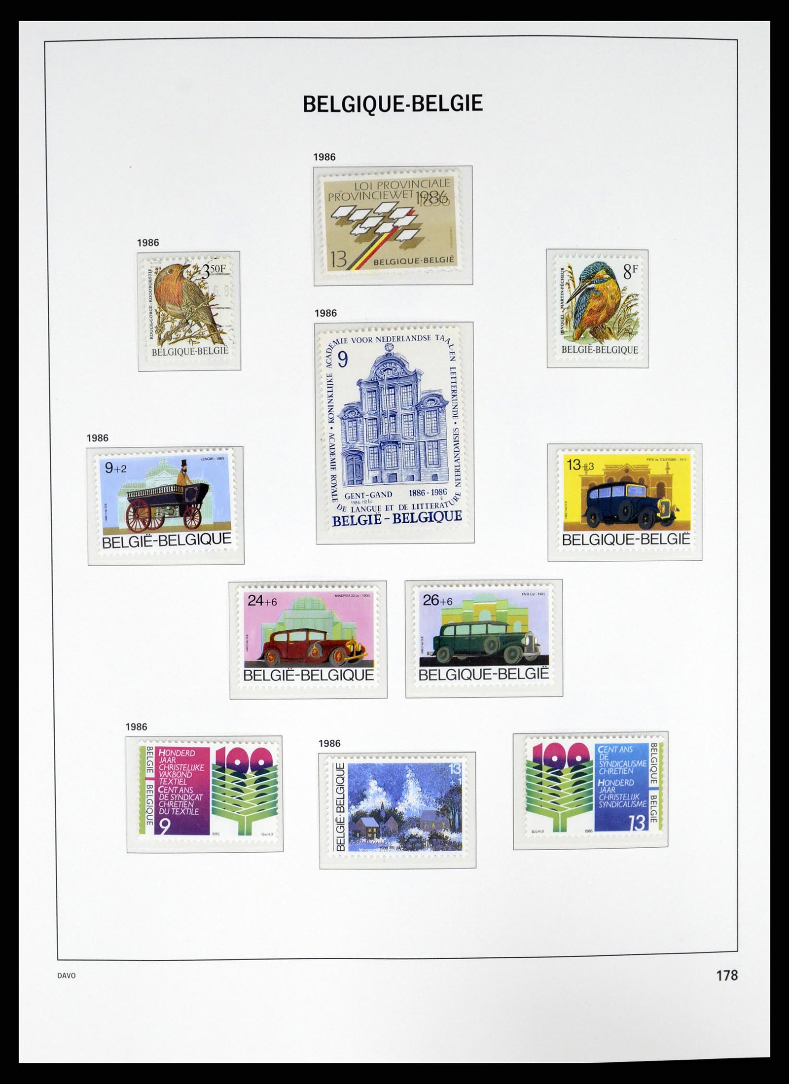 37368 079 - Stamp collection 37368 Belgium 1969-2003.