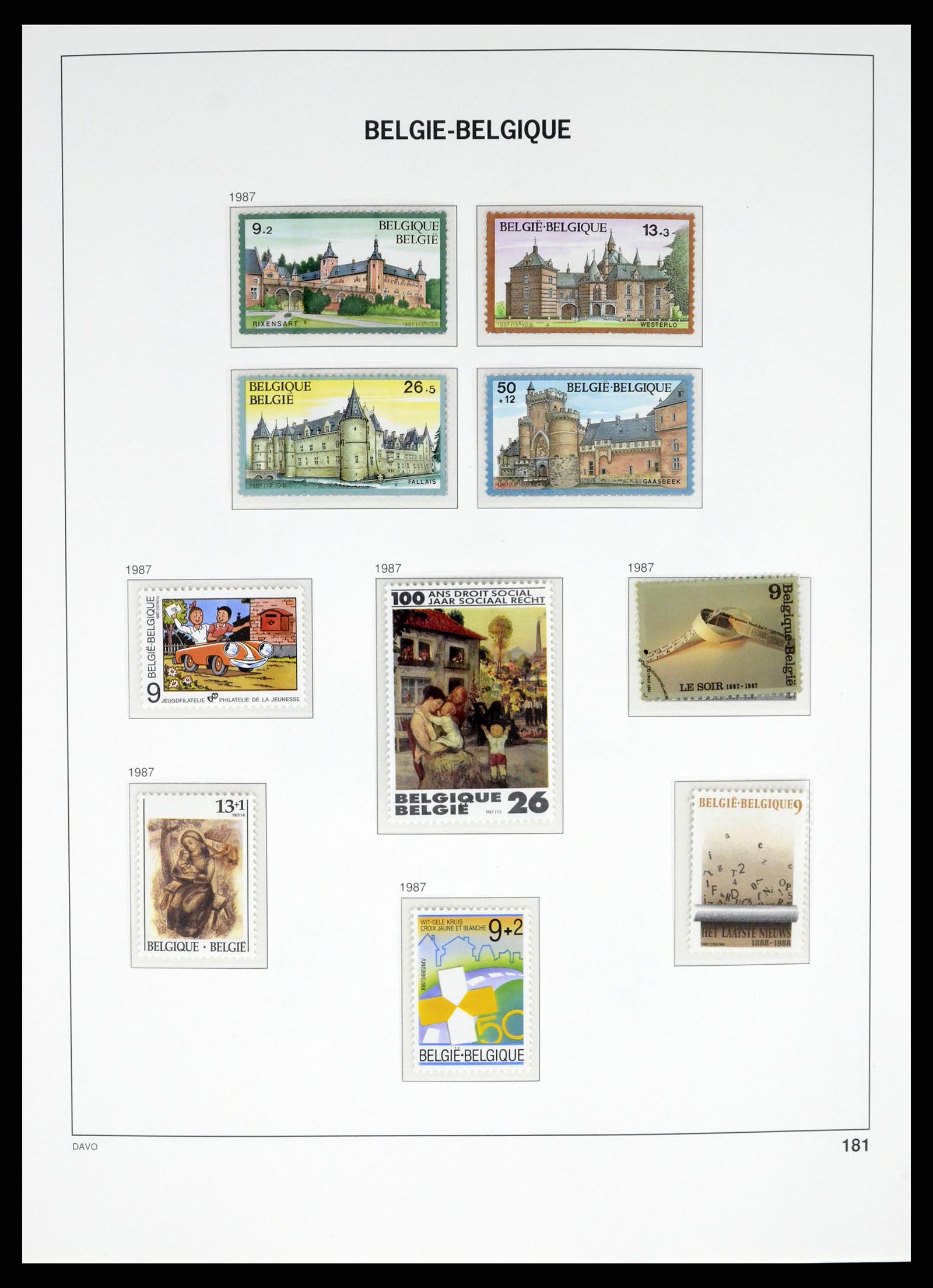 37368 082 - Stamp collection 37368 Belgium 1969-2003.