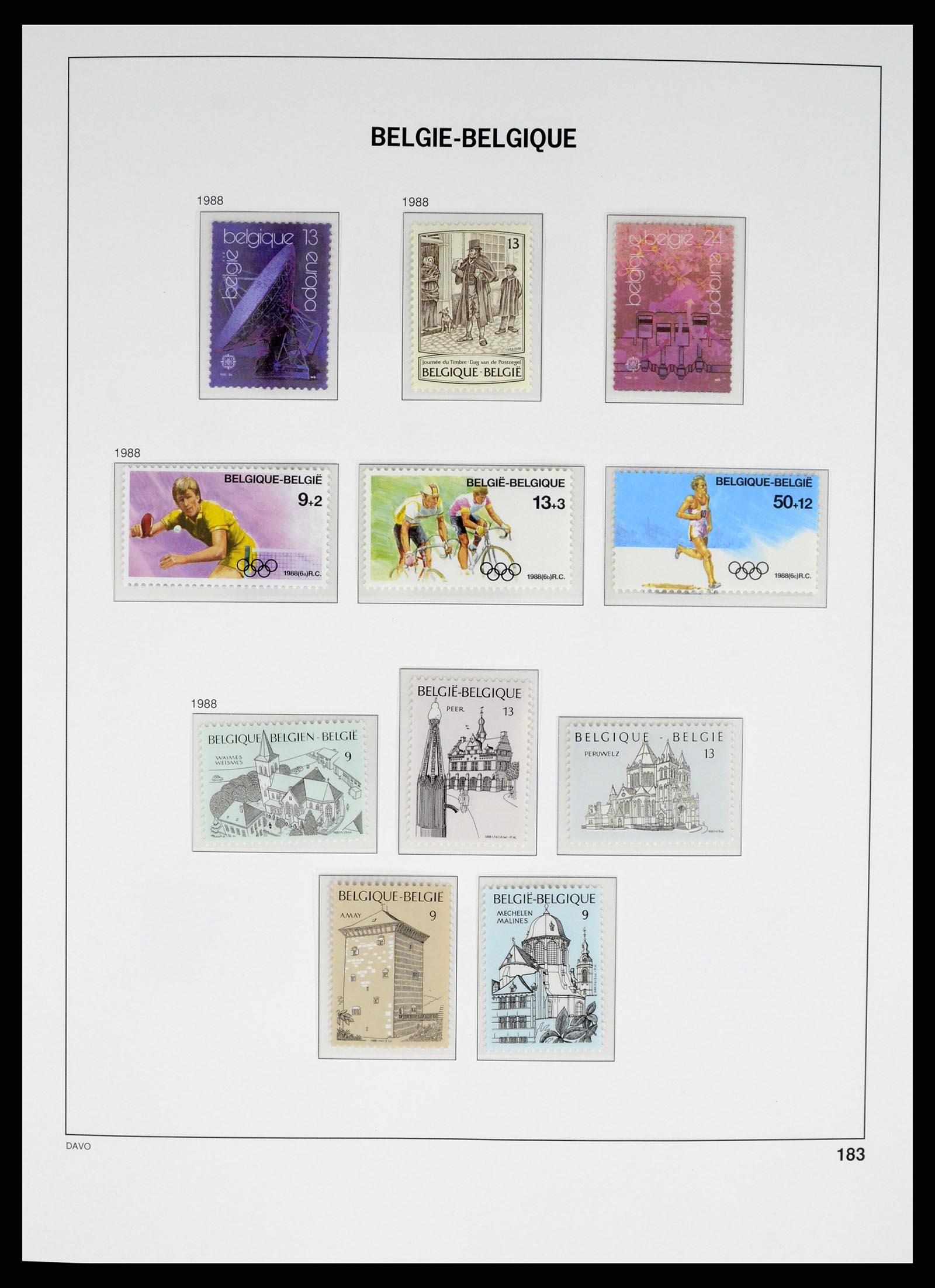 37368 084 - Stamp collection 37368 Belgium 1969-2003.