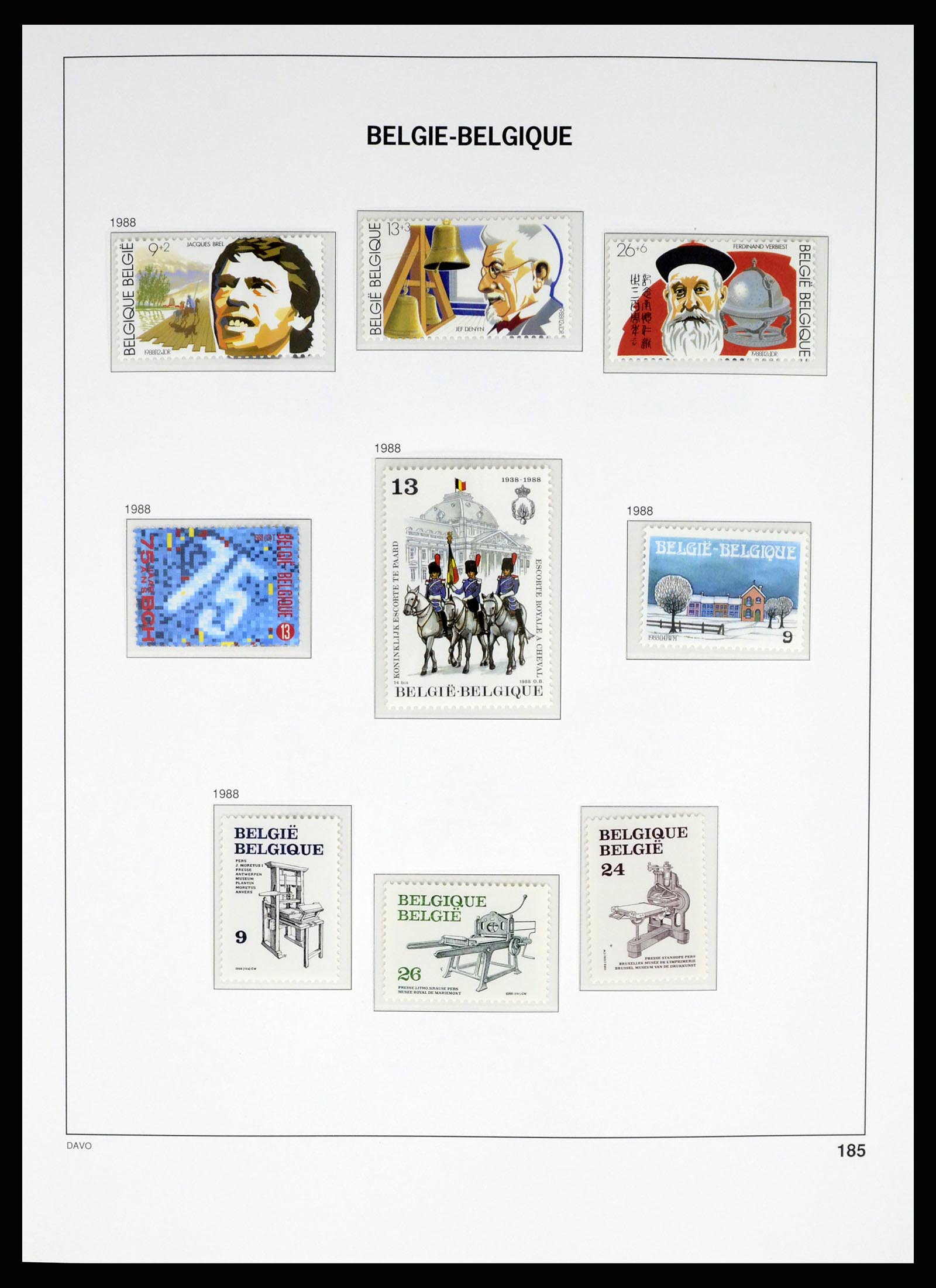 37368 086 - Stamp collection 37368 Belgium 1969-2003.