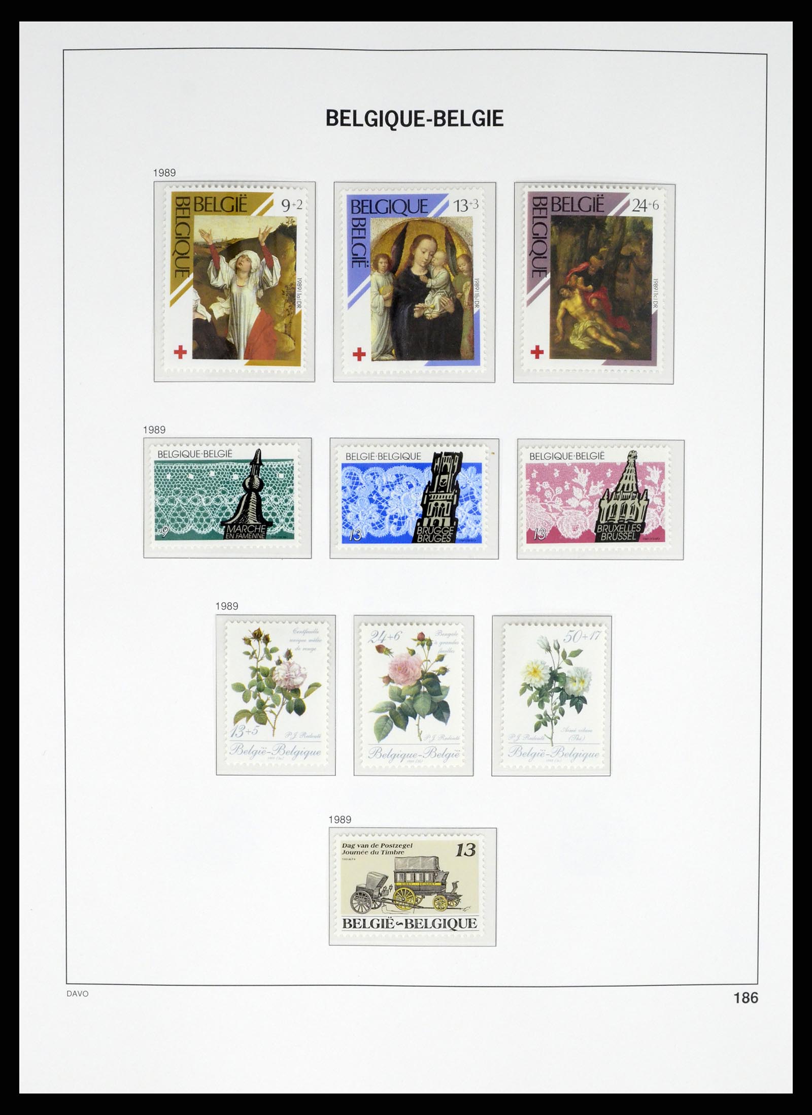 37368 087 - Stamp collection 37368 Belgium 1969-2003.