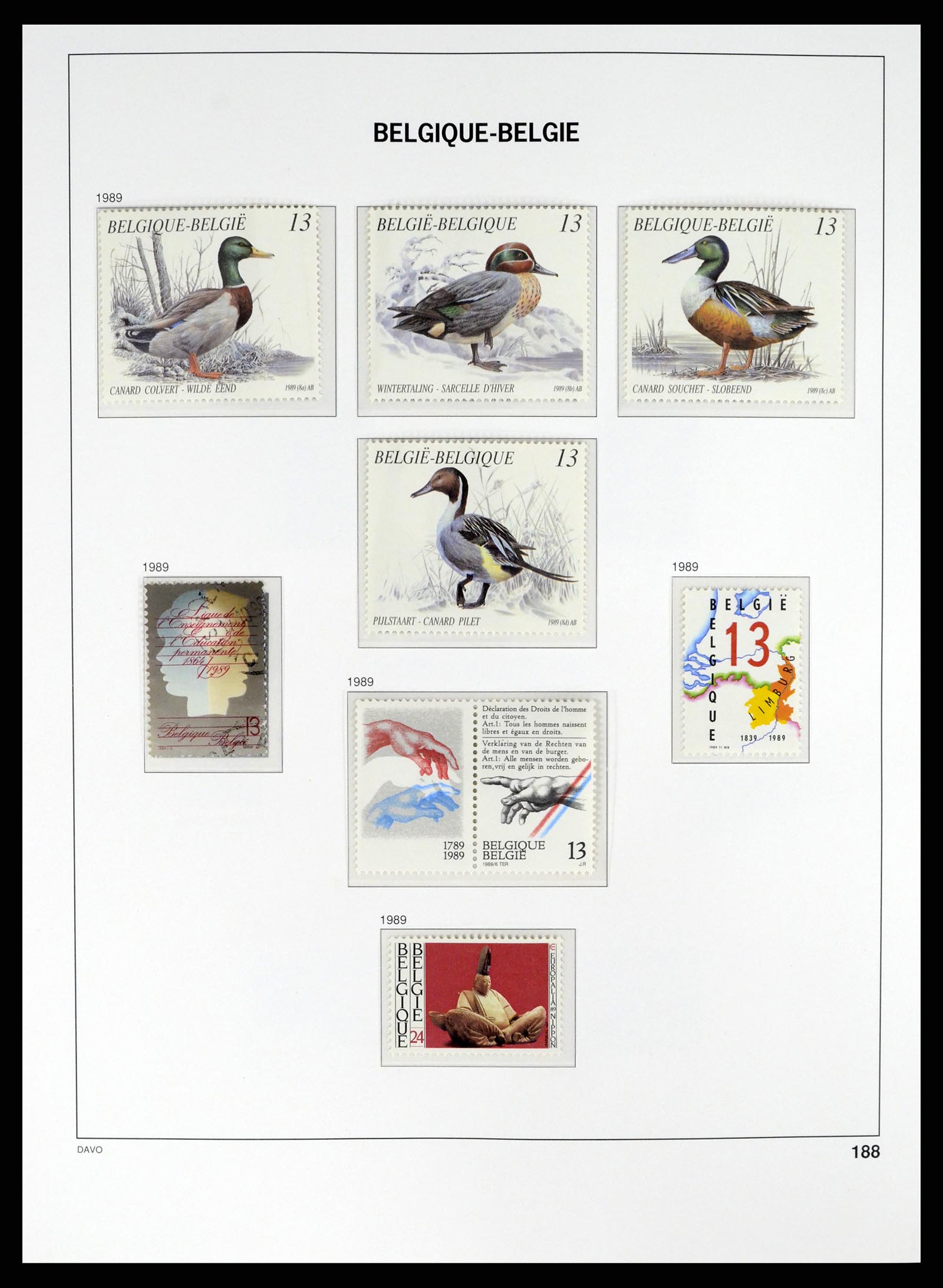 37368 089 - Stamp collection 37368 Belgium 1969-2003.