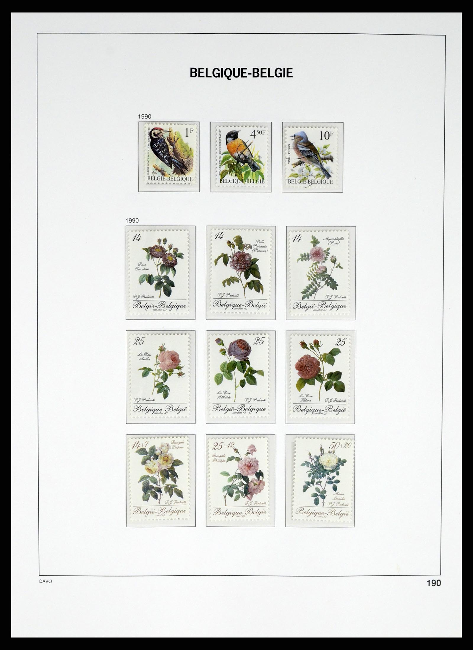 37368 091 - Stamp collection 37368 Belgium 1969-2003.