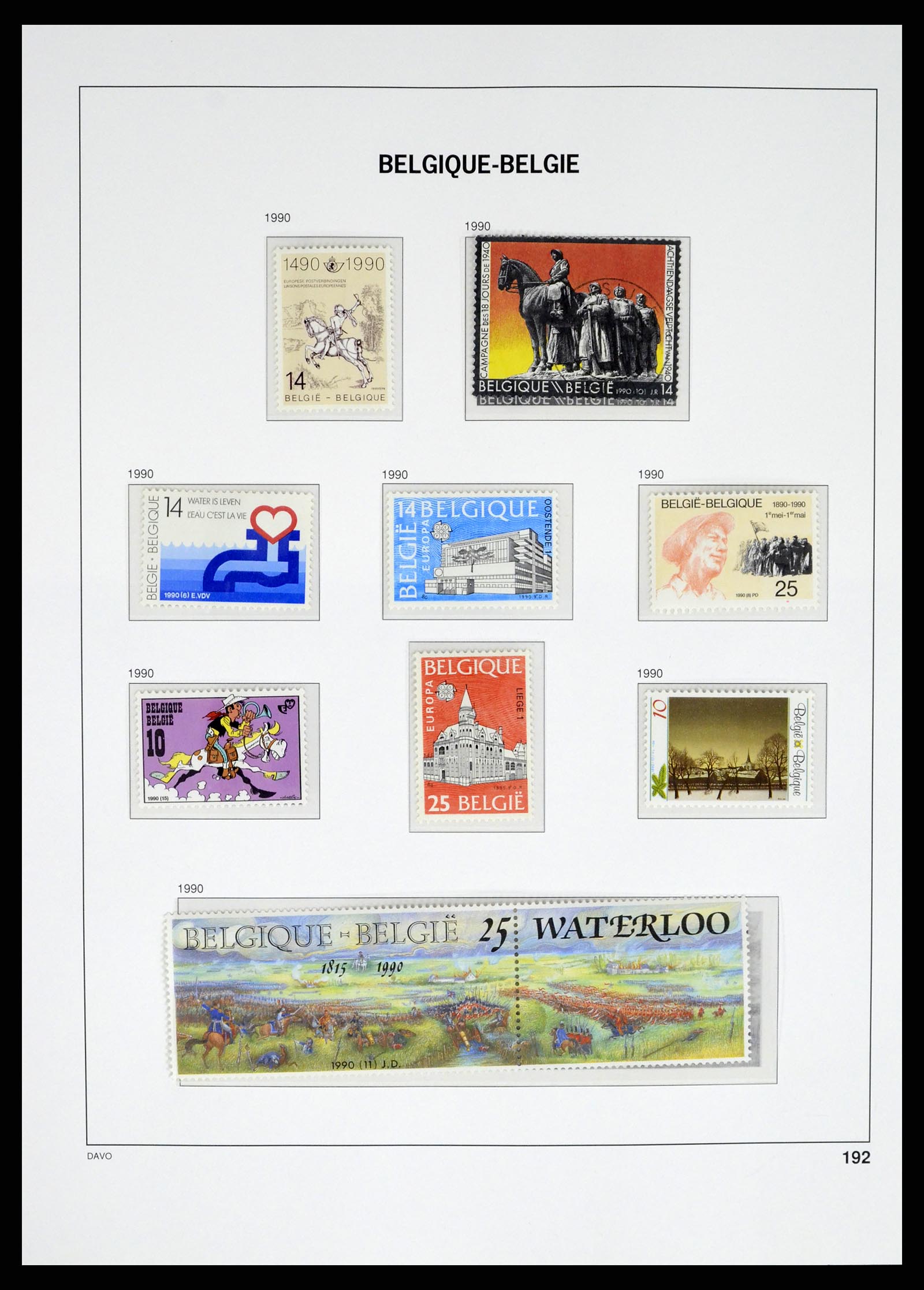 37368 093 - Stamp collection 37368 Belgium 1969-2003.