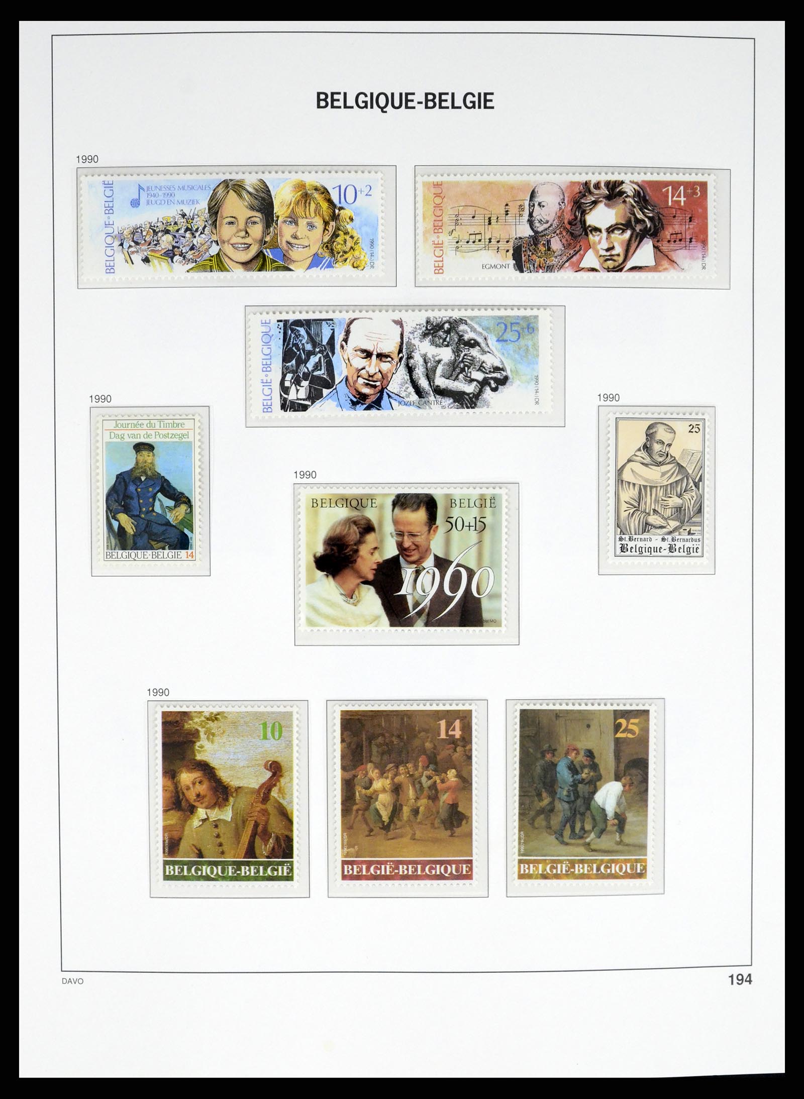 37368 095 - Stamp collection 37368 Belgium 1969-2003.