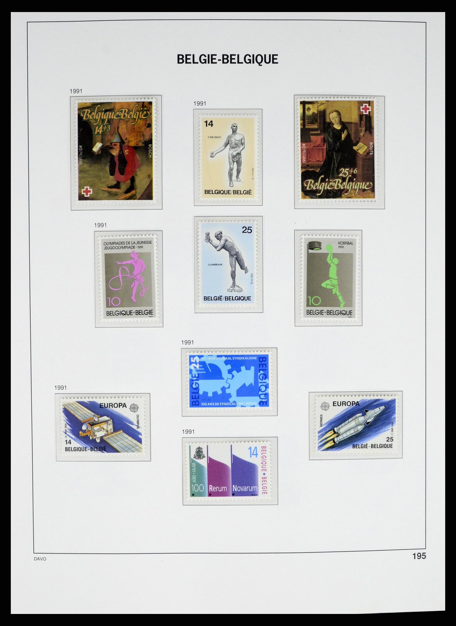 37368 096 - Stamp collection 37368 Belgium 1969-2003.
