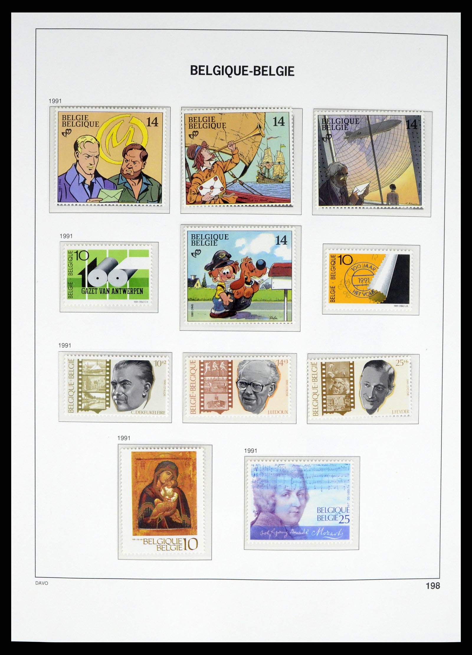 37368 099 - Stamp collection 37368 Belgium 1969-2003.