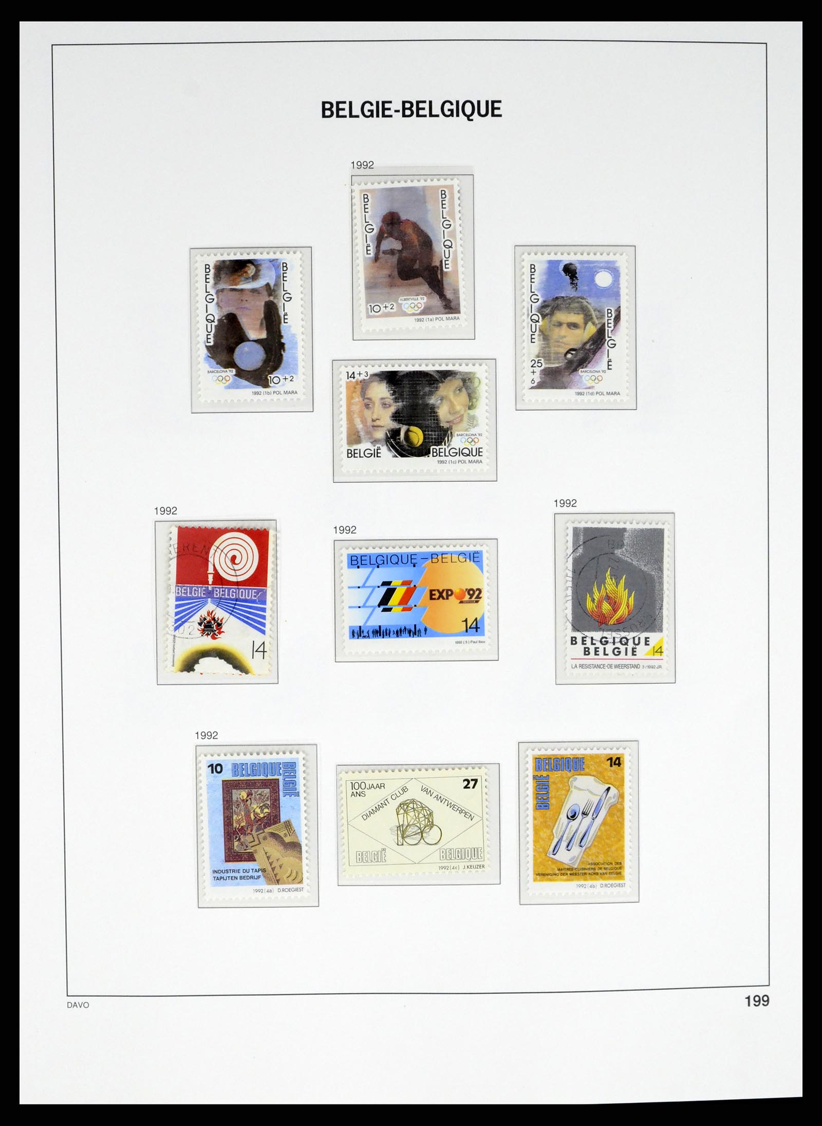 37368 100 - Stamp collection 37368 Belgium 1969-2003.