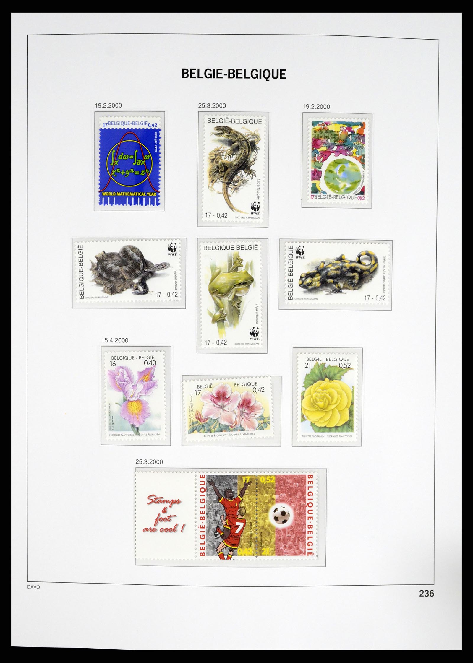 37368 164 - Stamp collection 37368 Belgium 1969-2003.