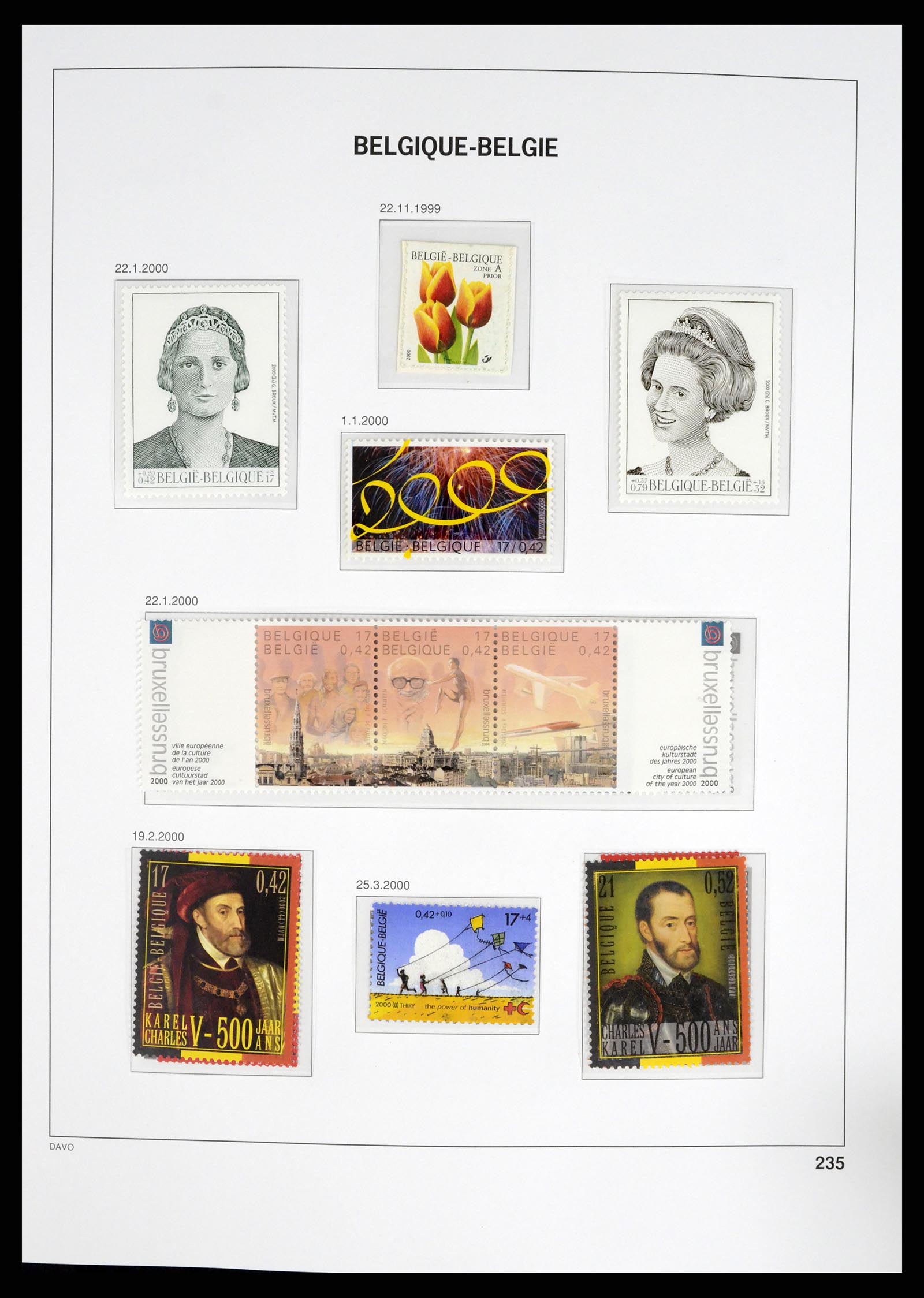 37368 165 - Stamp collection 37368 Belgium 1969-2003.