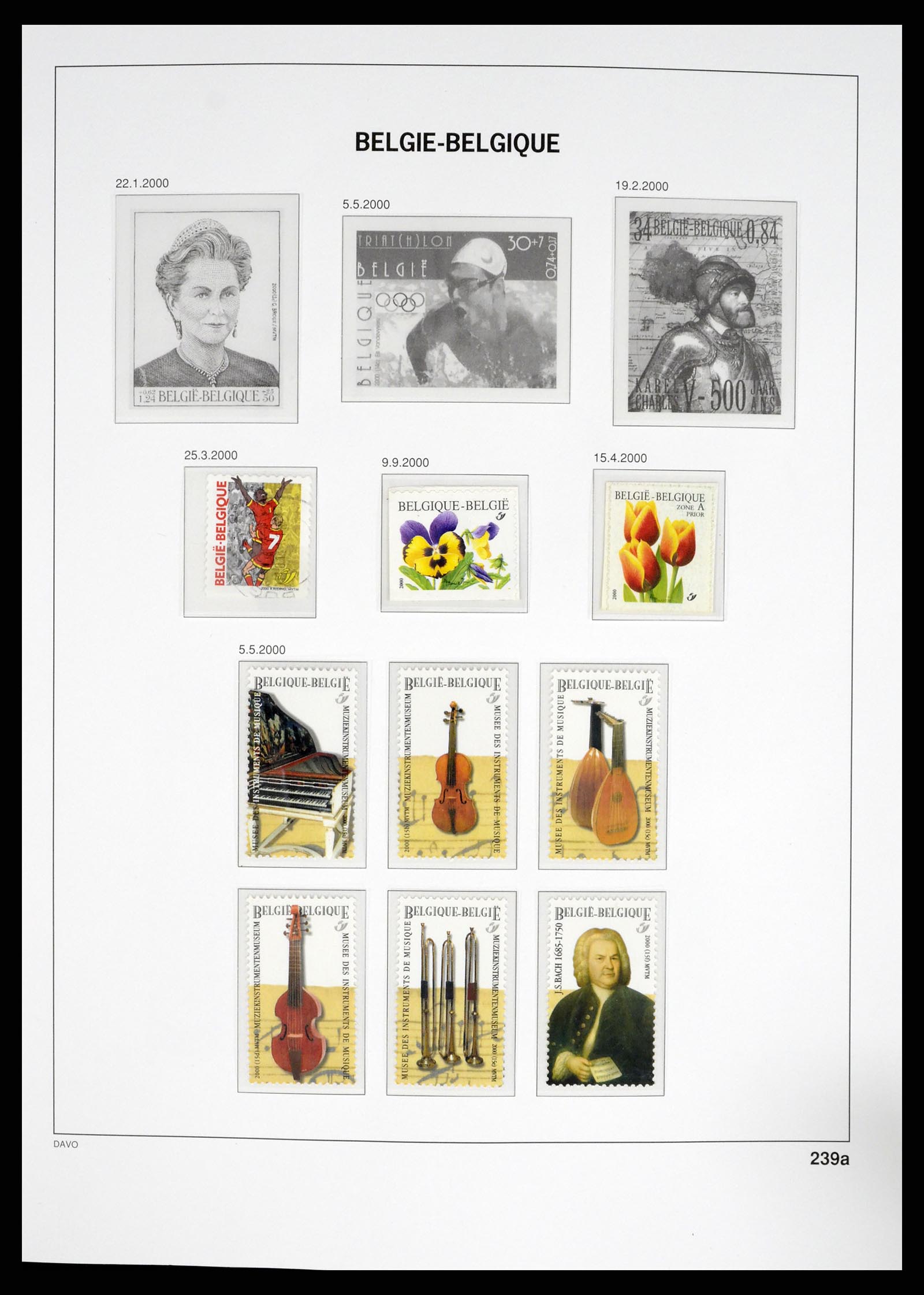 37368 166 - Stamp collection 37368 Belgium 1969-2003.