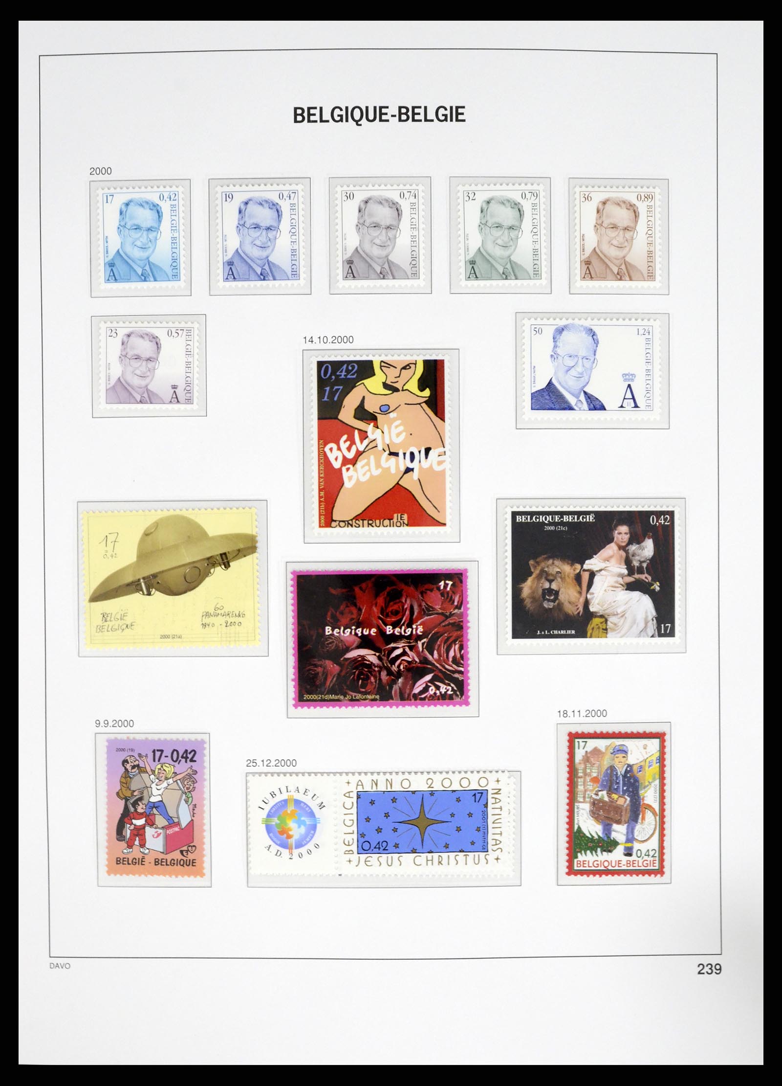 37368 168 - Stamp collection 37368 Belgium 1969-2003.