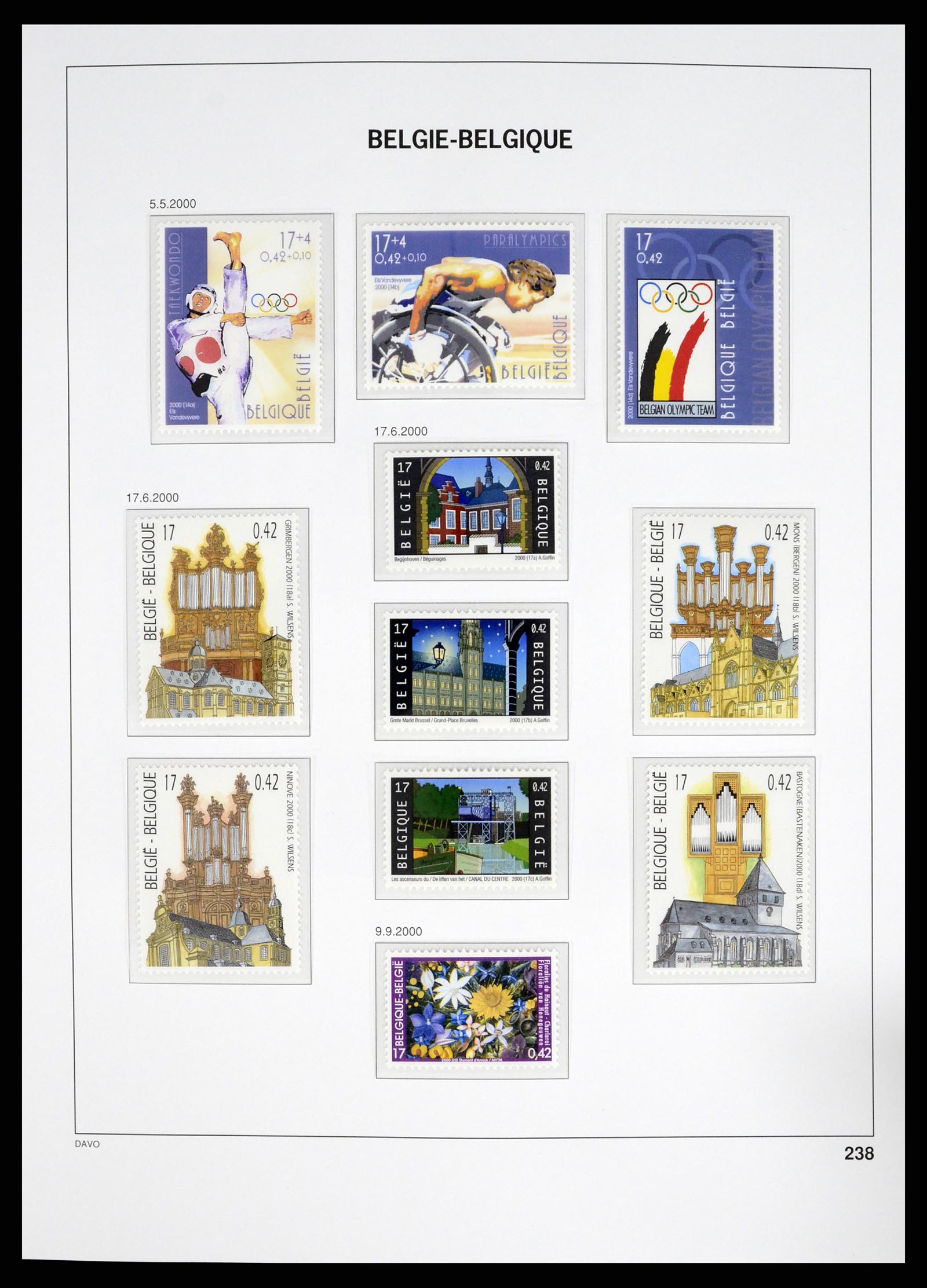 37368 169 - Stamp collection 37368 Belgium 1969-2003.