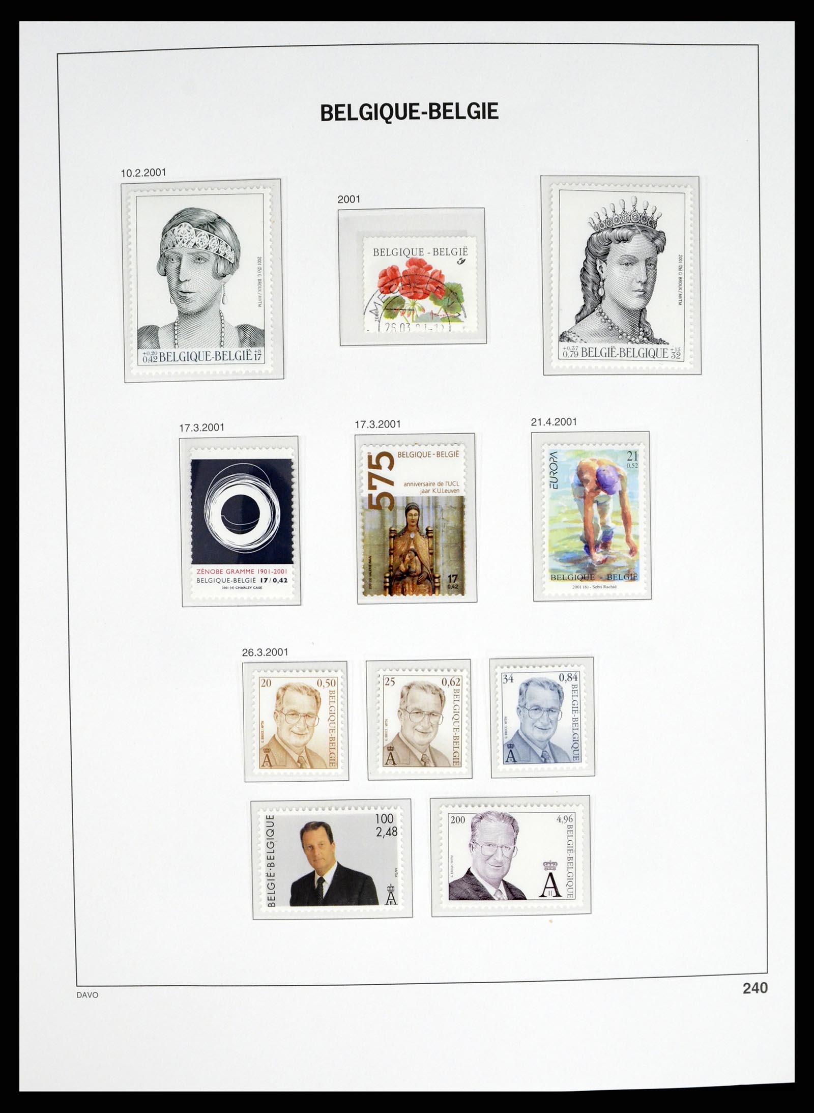 37368 174 - Stamp collection 37368 Belgium 1969-2003.