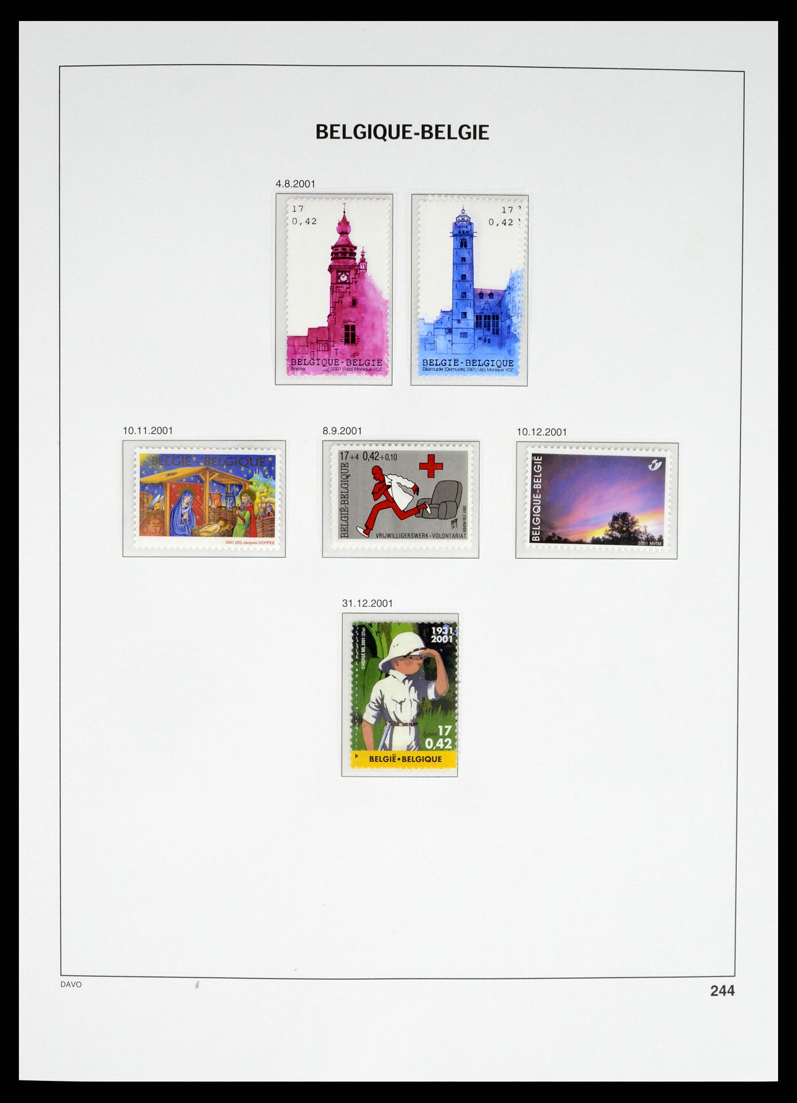 37368 179 - Stamp collection 37368 Belgium 1969-2003.