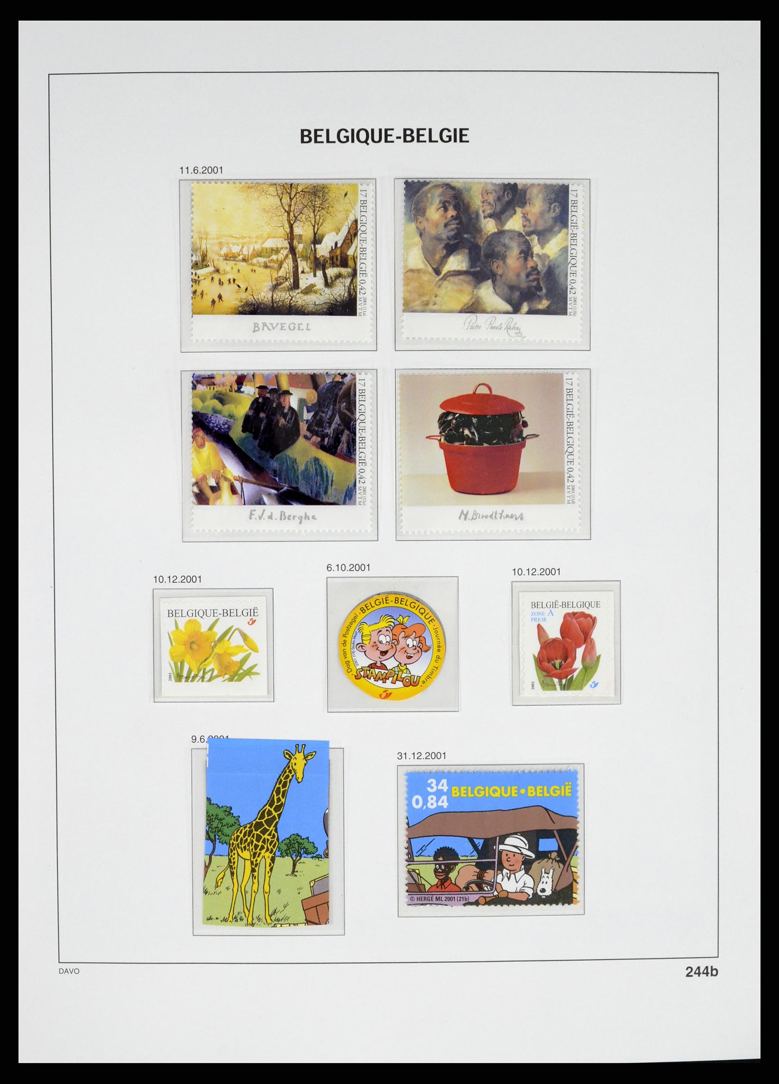 37368 181 - Stamp collection 37368 Belgium 1969-2003.
