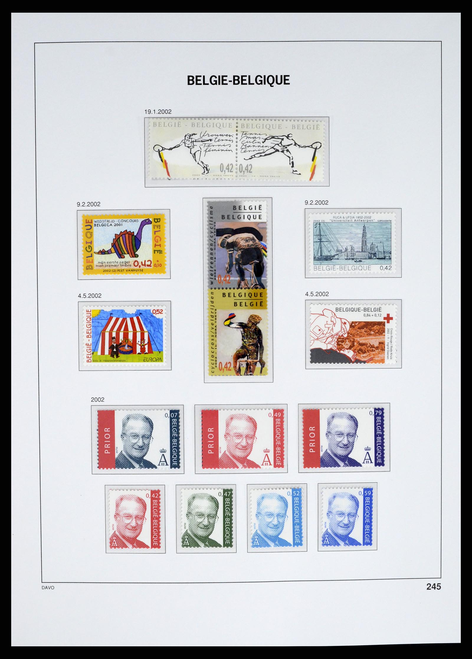 37368 188 - Stamp collection 37368 Belgium 1969-2003.