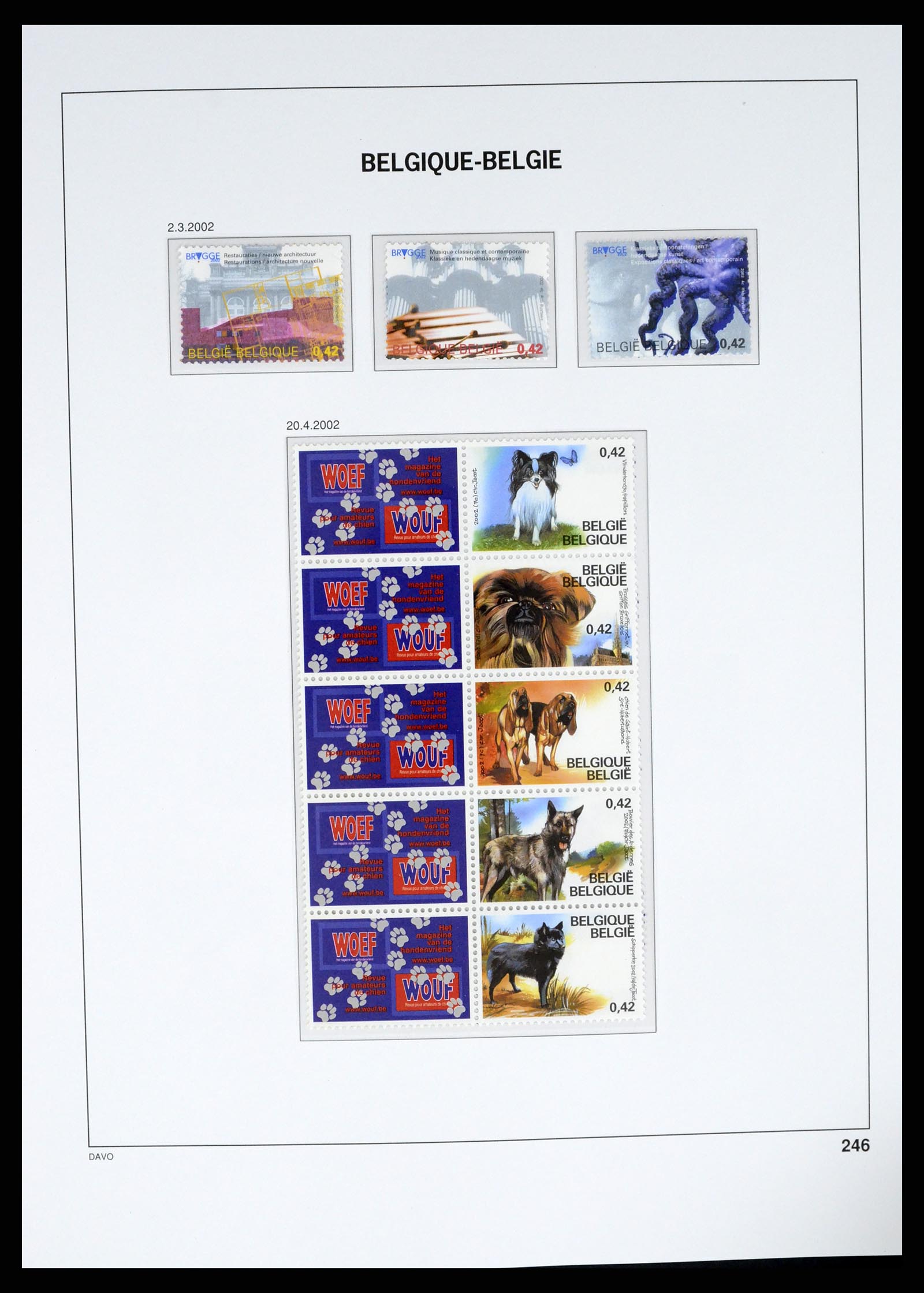 37368 189 - Stamp collection 37368 Belgium 1969-2003.