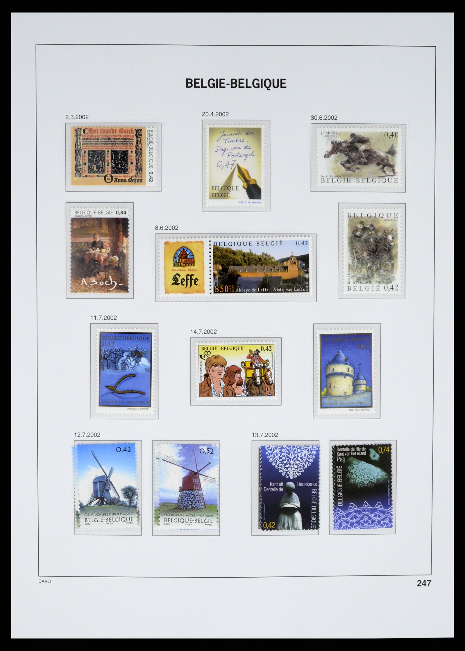 37368 190 - Stamp collection 37368 Belgium 1969-2003.