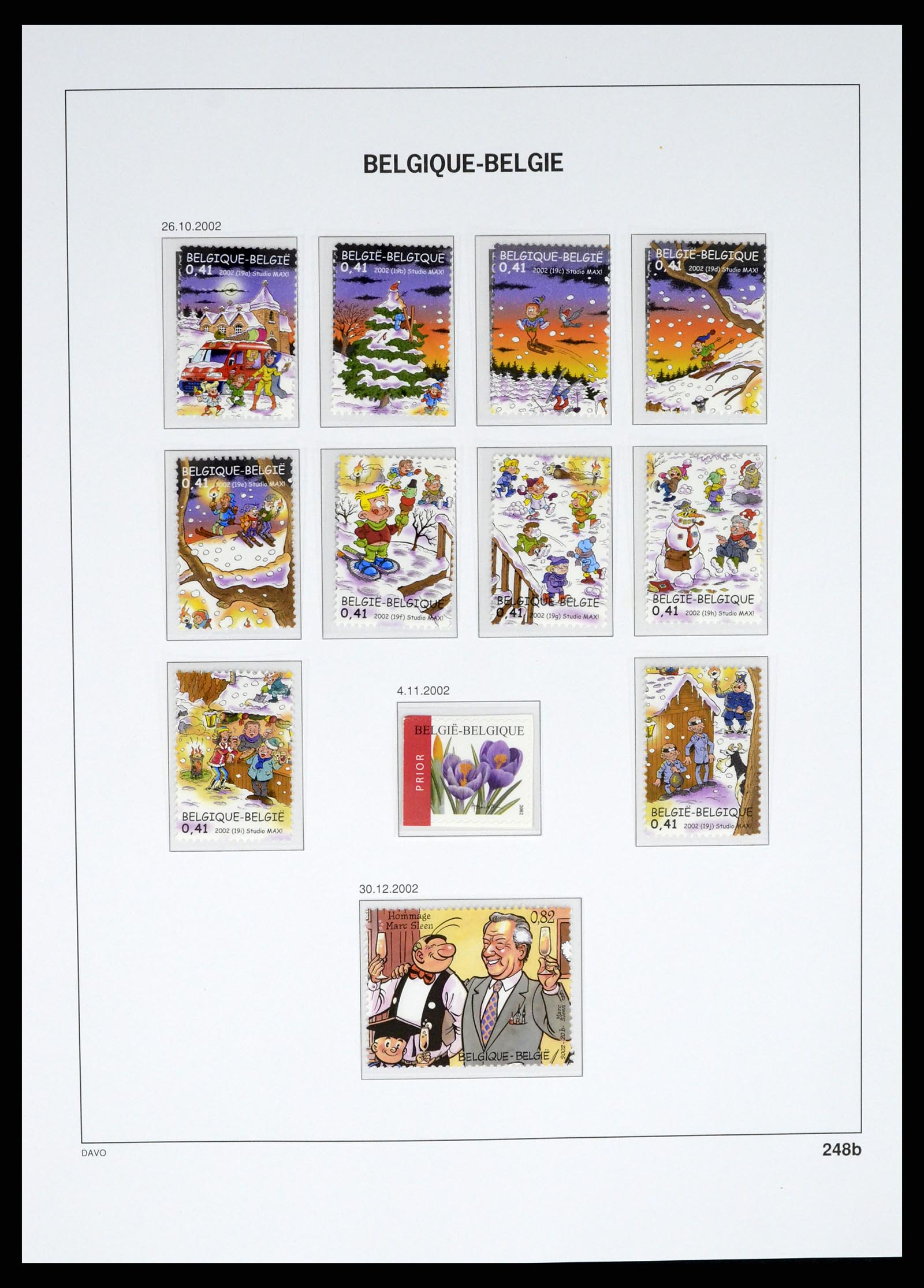 37368 193 - Stamp collection 37368 Belgium 1969-2003.