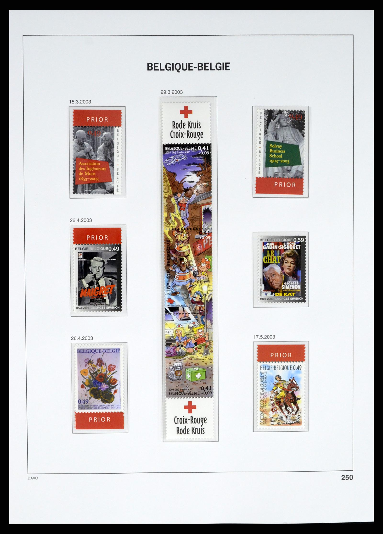 37368 201 - Stamp collection 37368 Belgium 1969-2003.