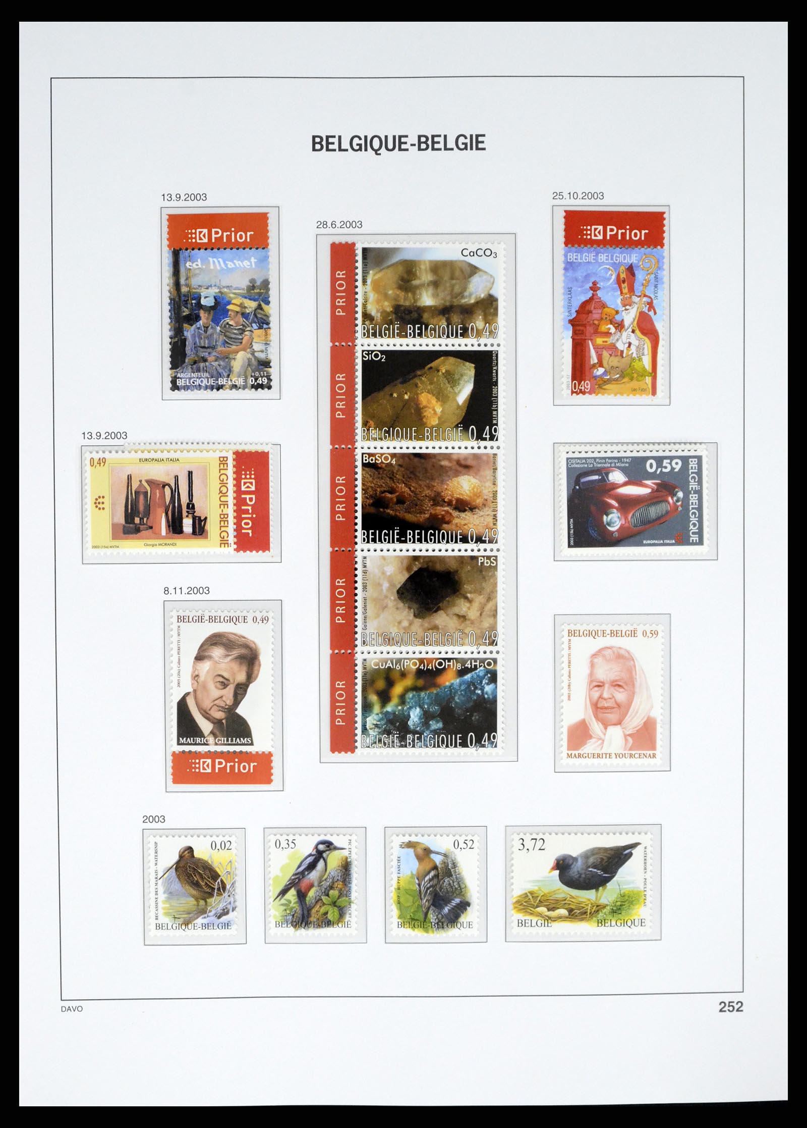 37368 203 - Stamp collection 37368 Belgium 1969-2003.