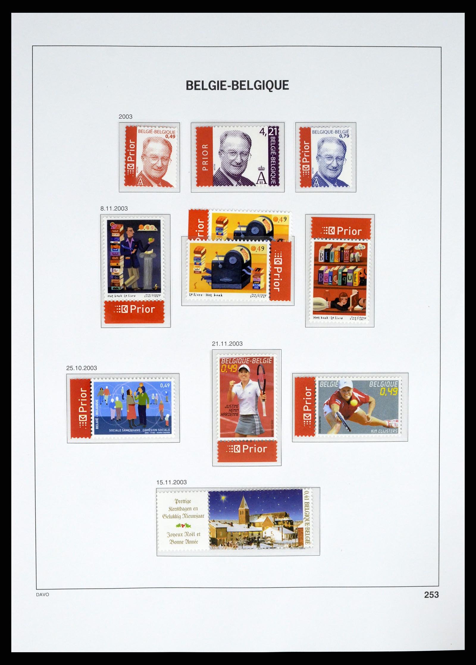 37368 204 - Stamp collection 37368 Belgium 1969-2003.