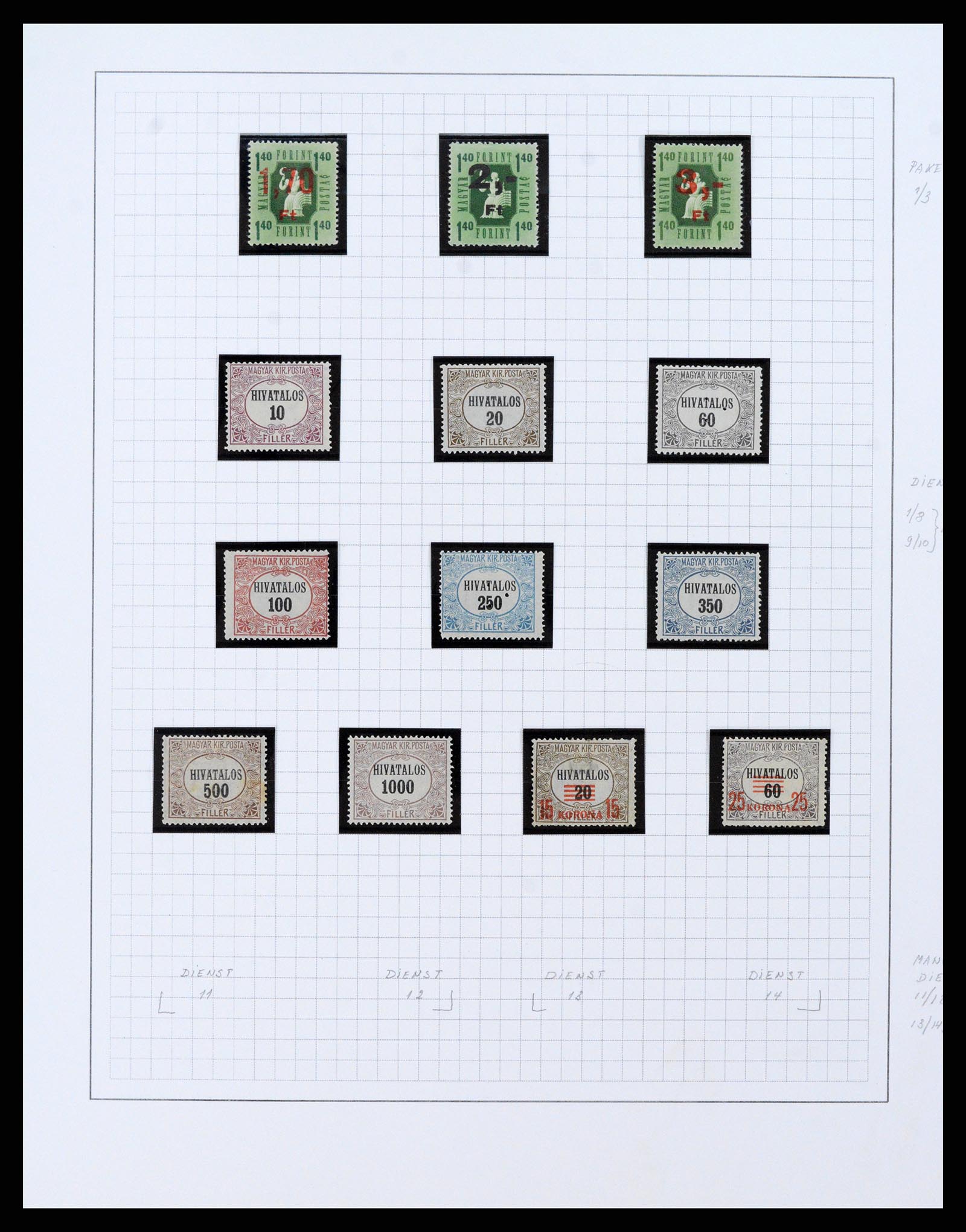 37369 002 - Postzegelverzameling 37369 Hongarije 1913-2002.