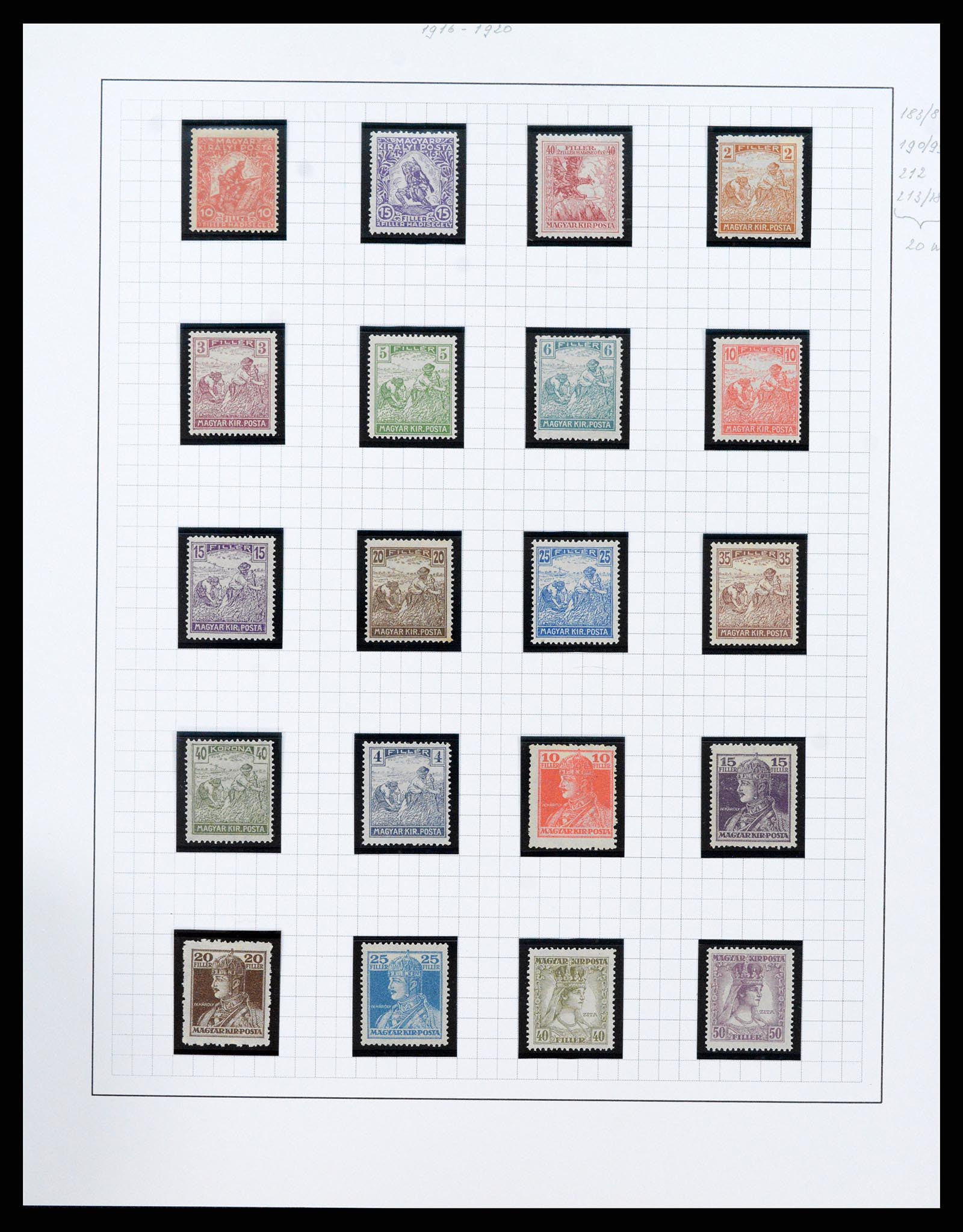 37369 007 - Postzegelverzameling 37369 Hongarije 1913-2002.