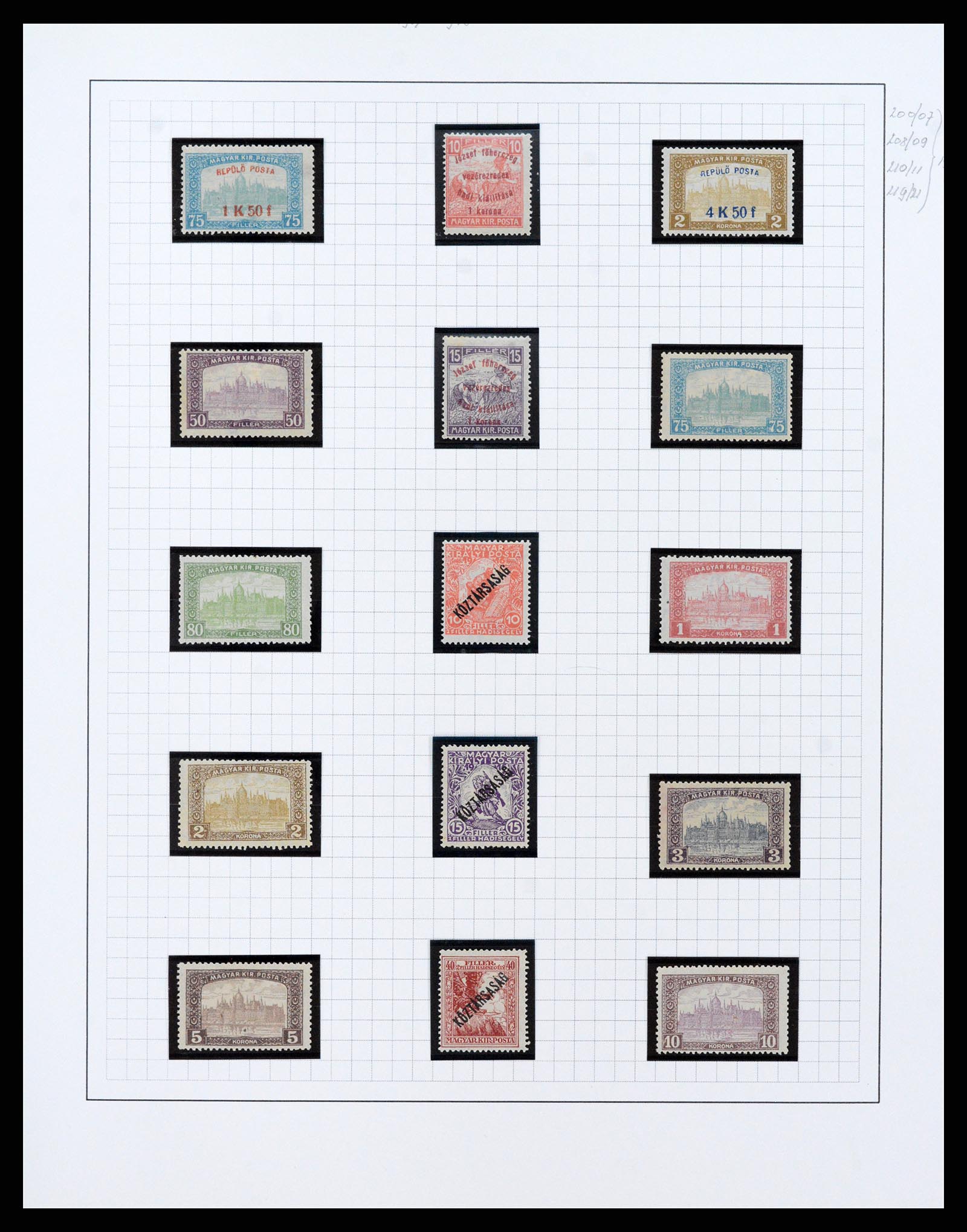 37369 008 - Postzegelverzameling 37369 Hongarije 1913-2002.