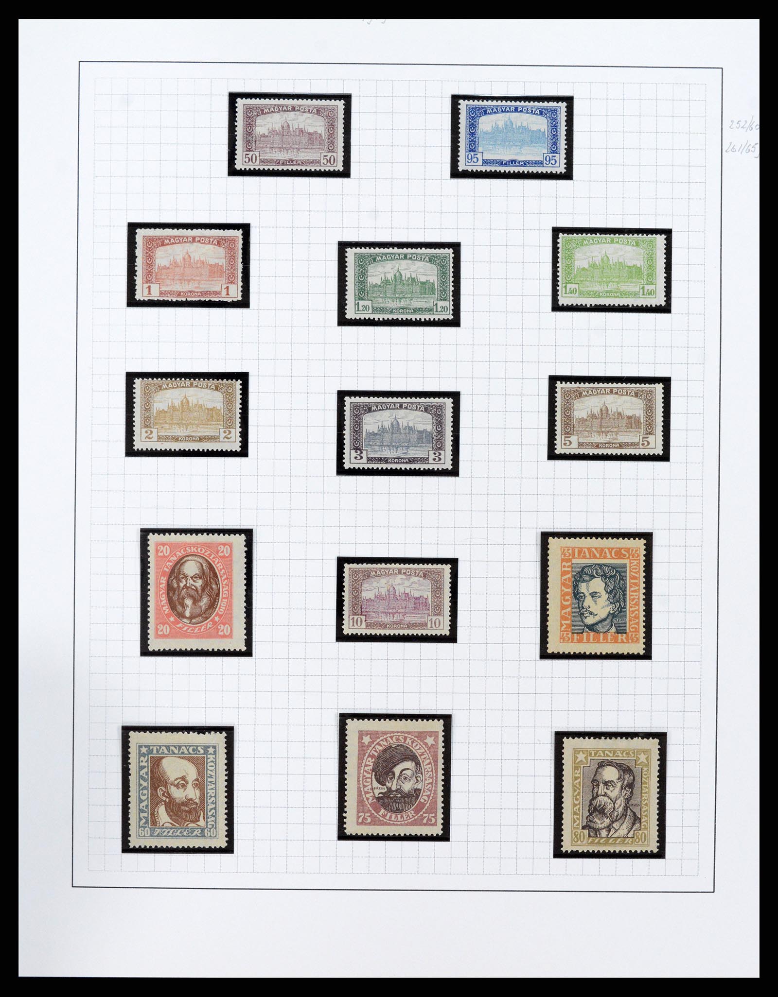 37369 011 - Postzegelverzameling 37369 Hongarije 1913-2002.
