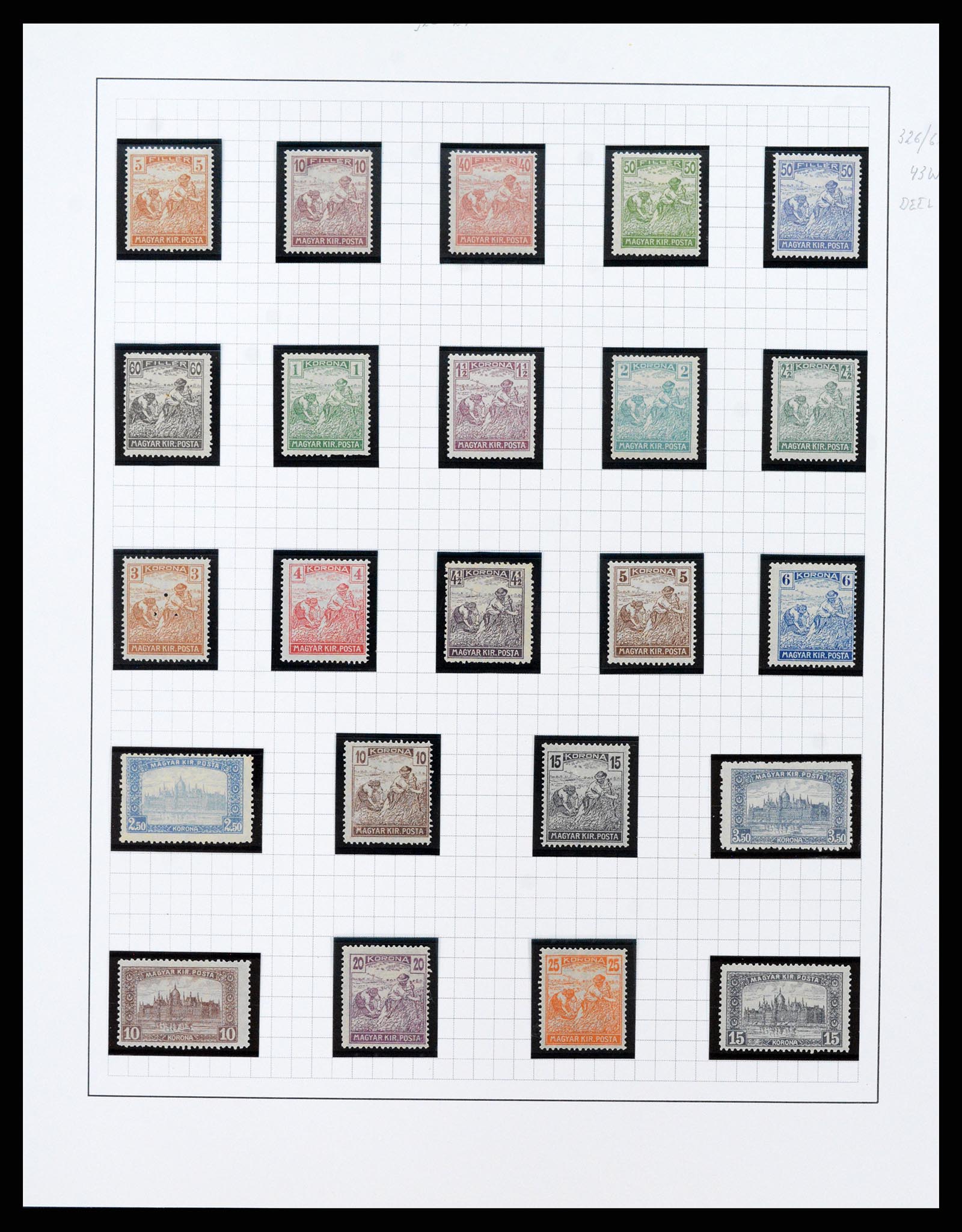 37369 016 - Postzegelverzameling 37369 Hongarije 1913-2002.
