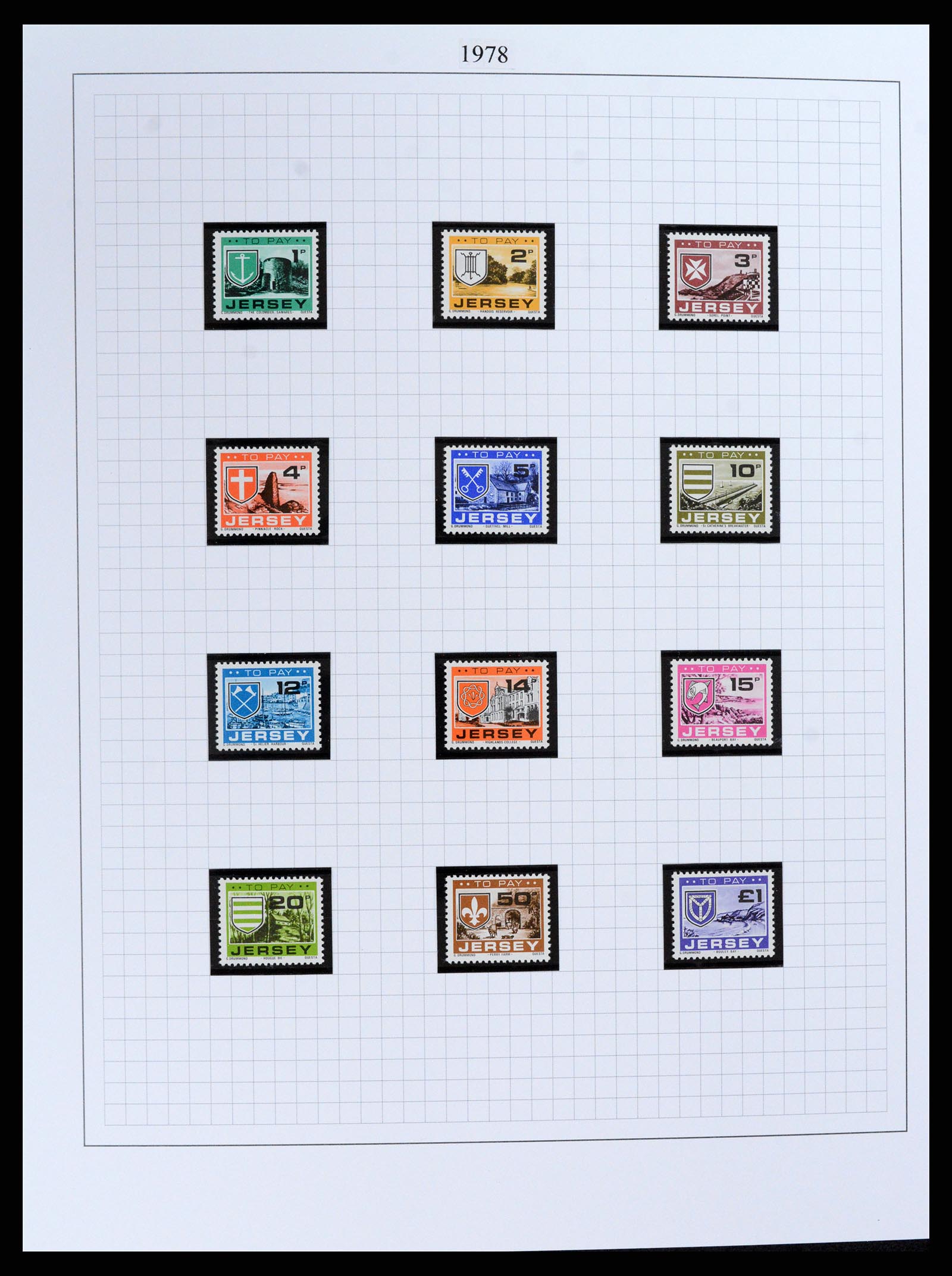37370 002 - Postzegelverzameling 37370 Kanaaleilanden 1969-2007.